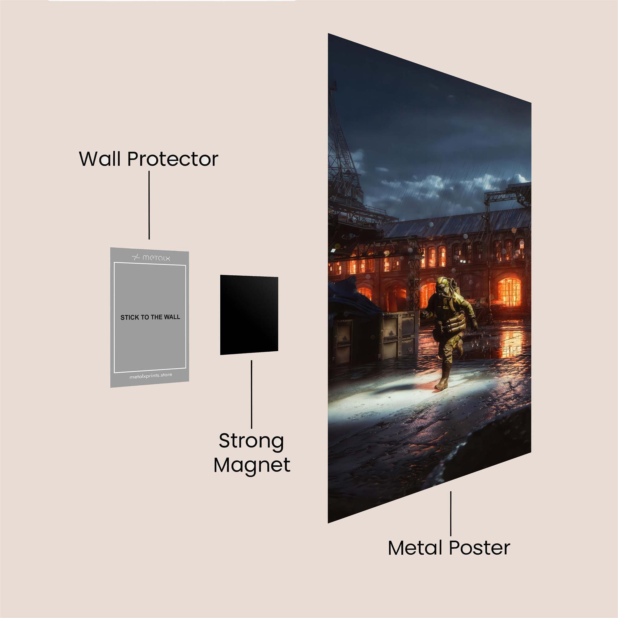 Stalker Gloom Safe Wall Magnetic / M