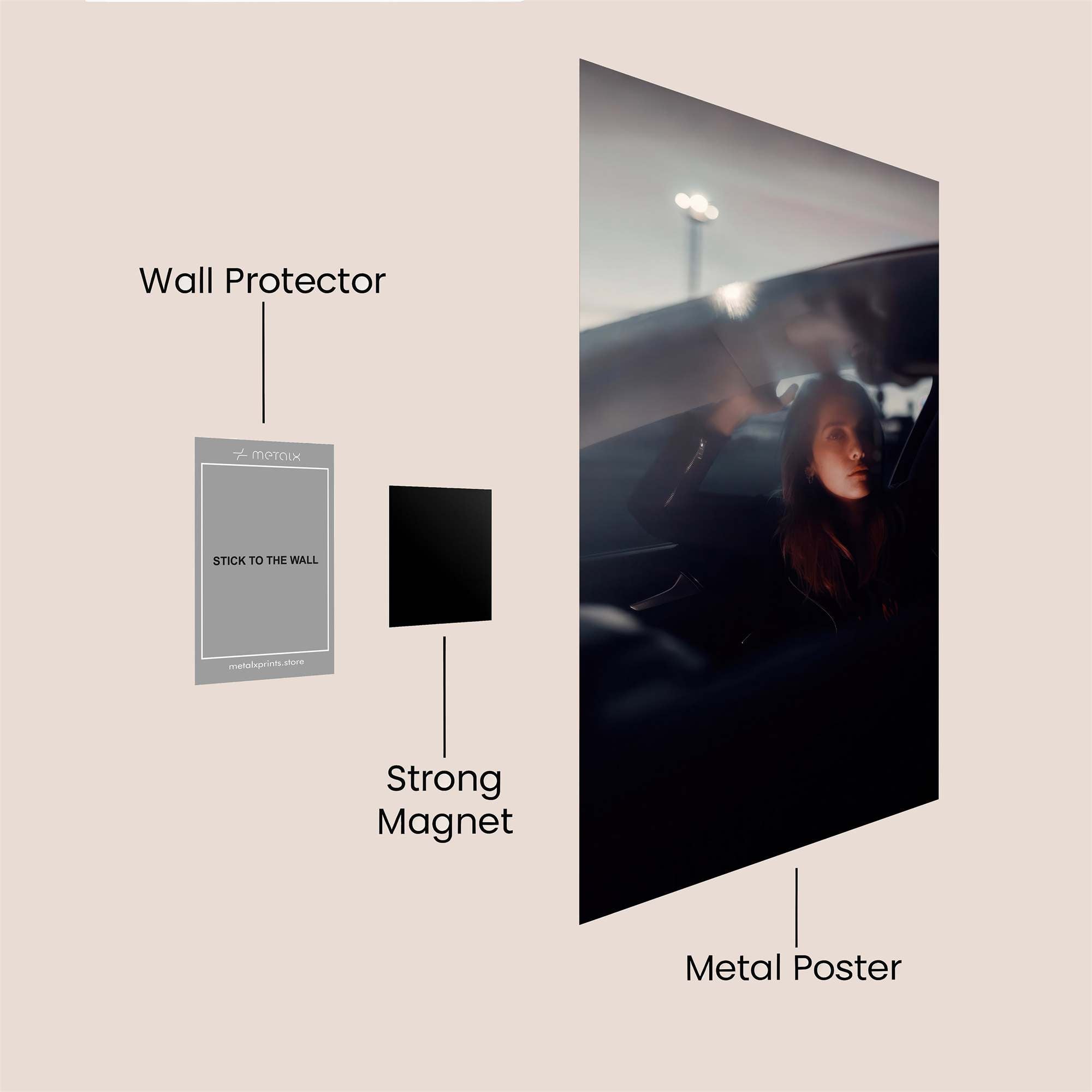Night Introspect Safe Wall Magnetic / M
