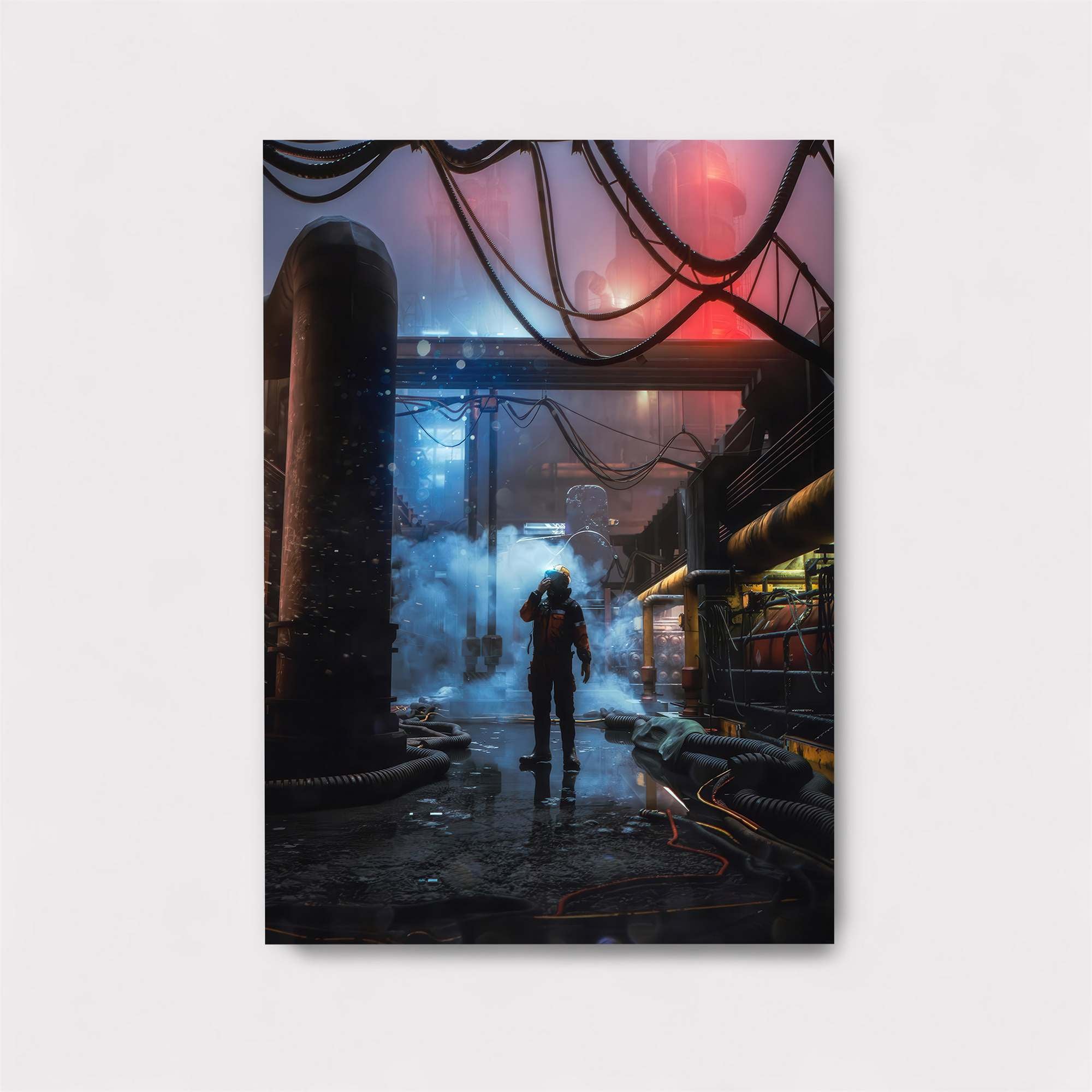 Cyberpunk Despair Safe Wall Magnetic / M