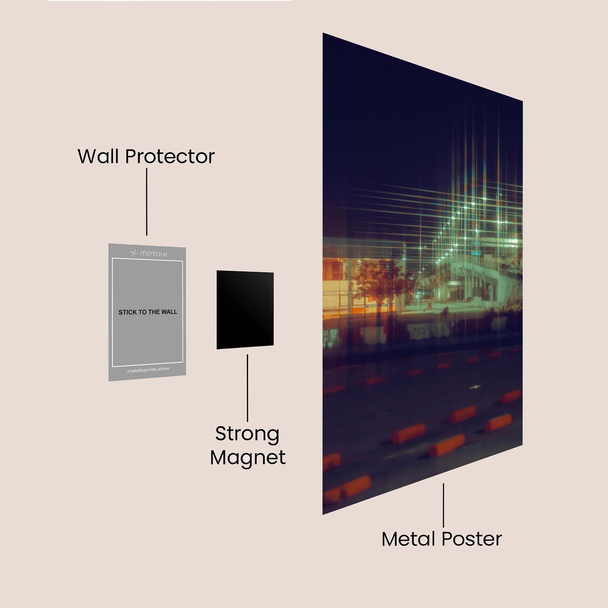 Stadium Glow Safe Wall Magnetic / M