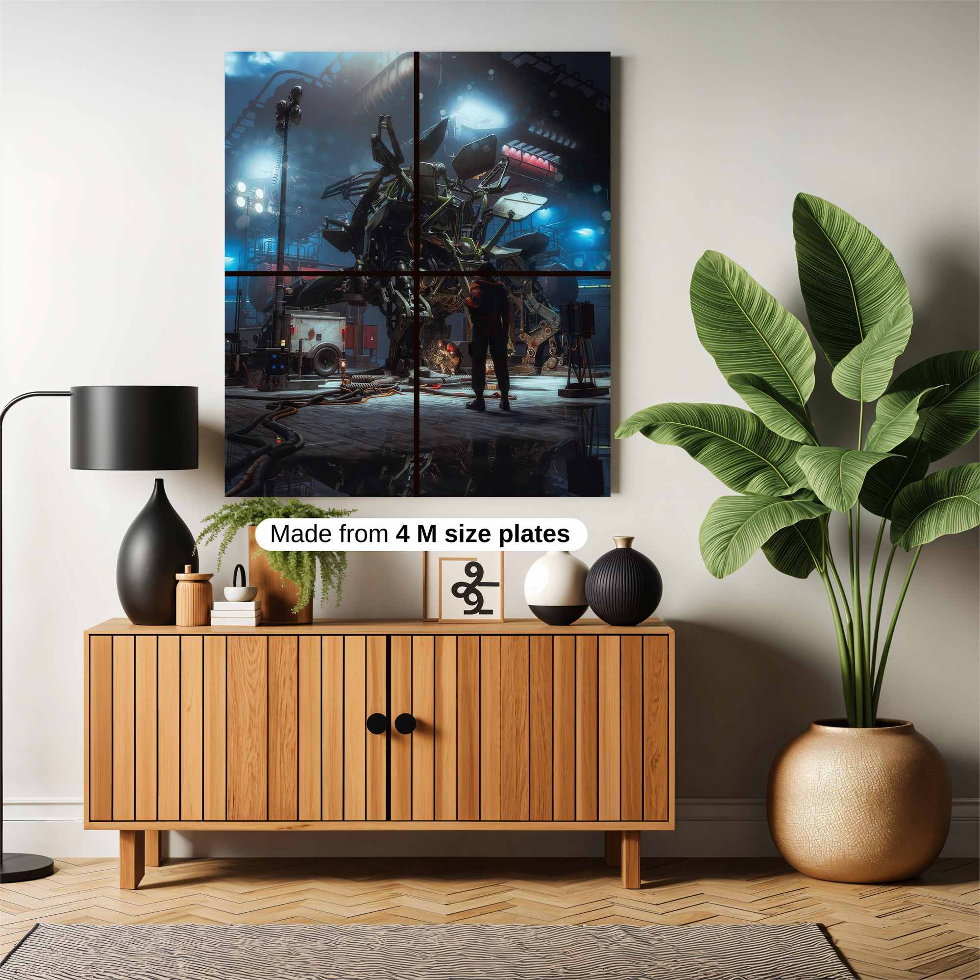 Robot Intrigue Safe Wall Magnetic / M