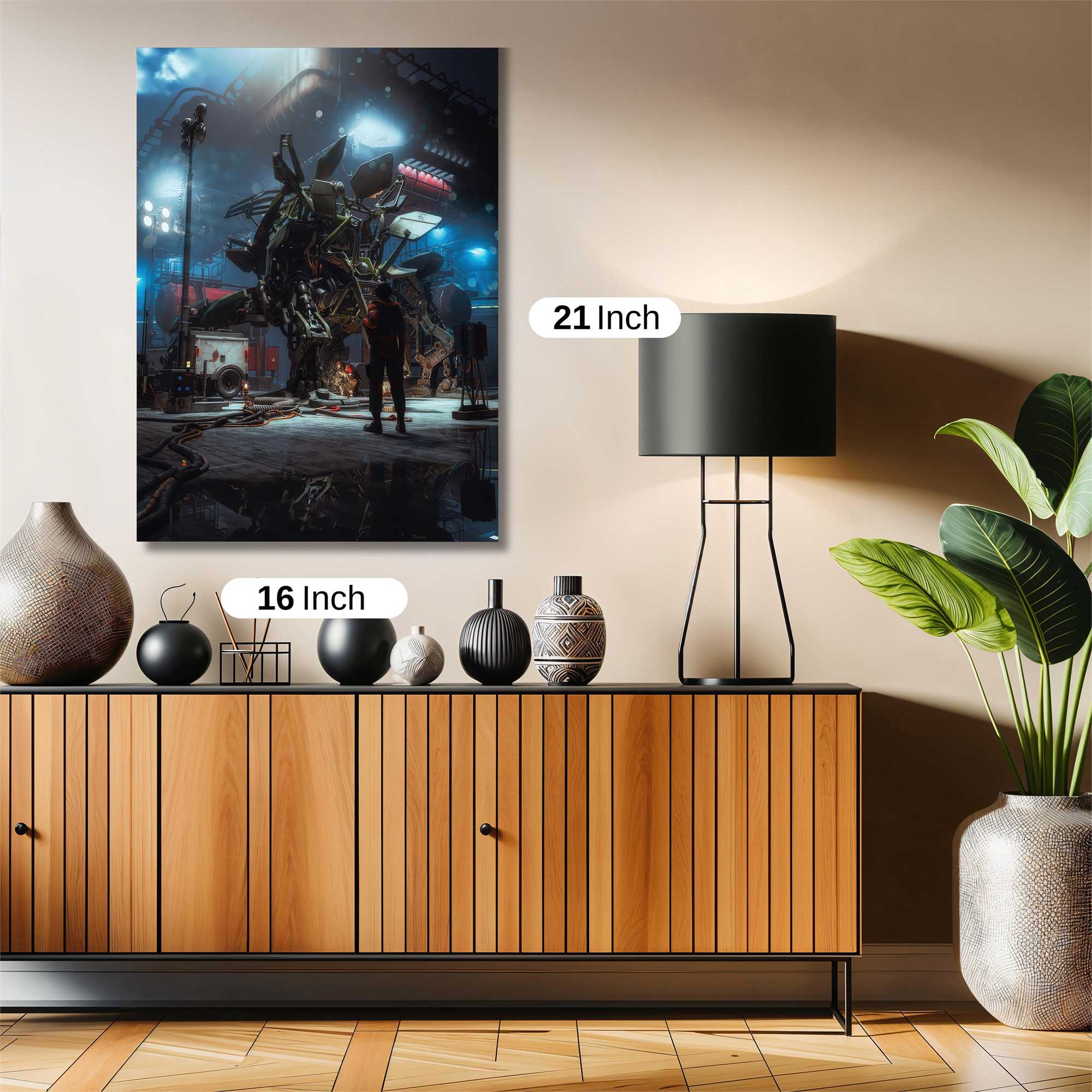 Robot Intrigue Safe Wall Magnetic / M
