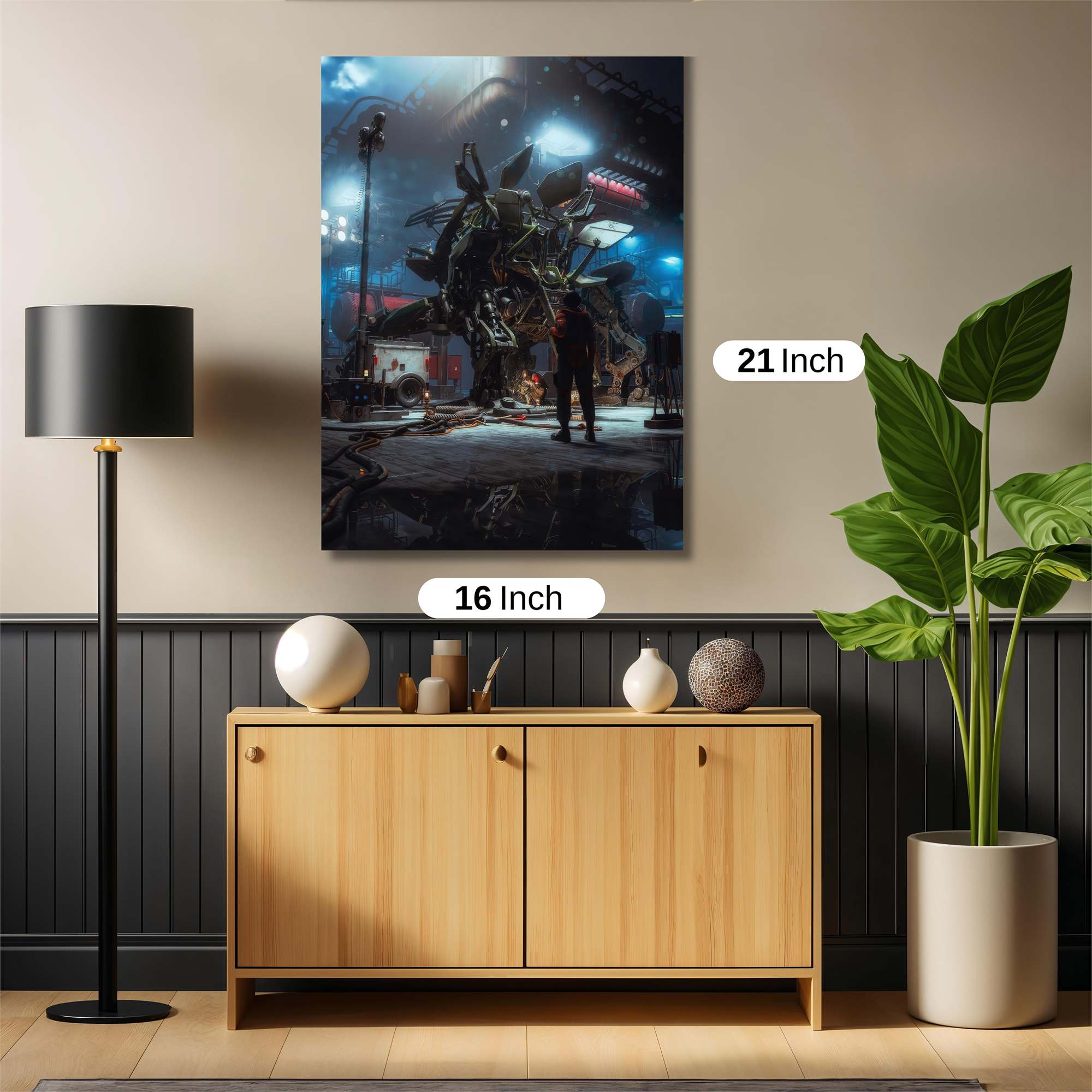 Robot Intrigue Safe Wall Magnetic / M