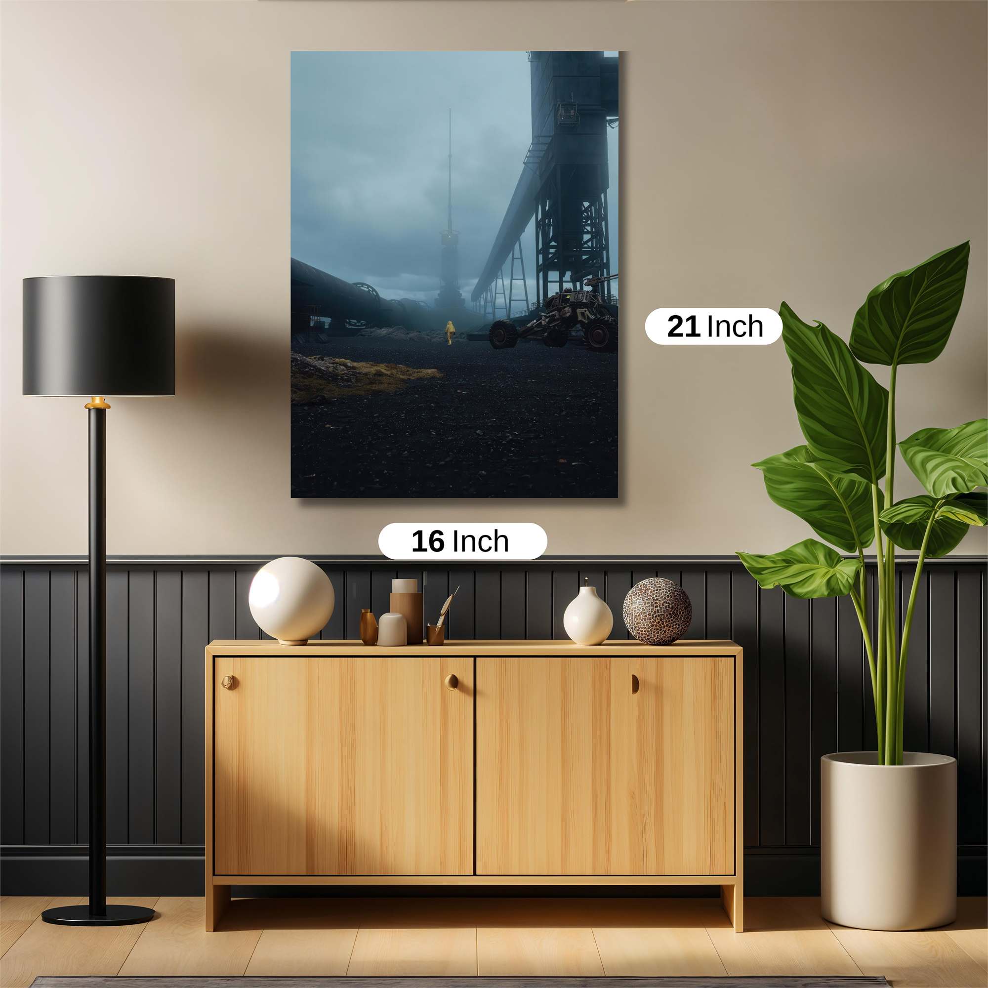 Worker Gloom Safe Wall Magnetic / M