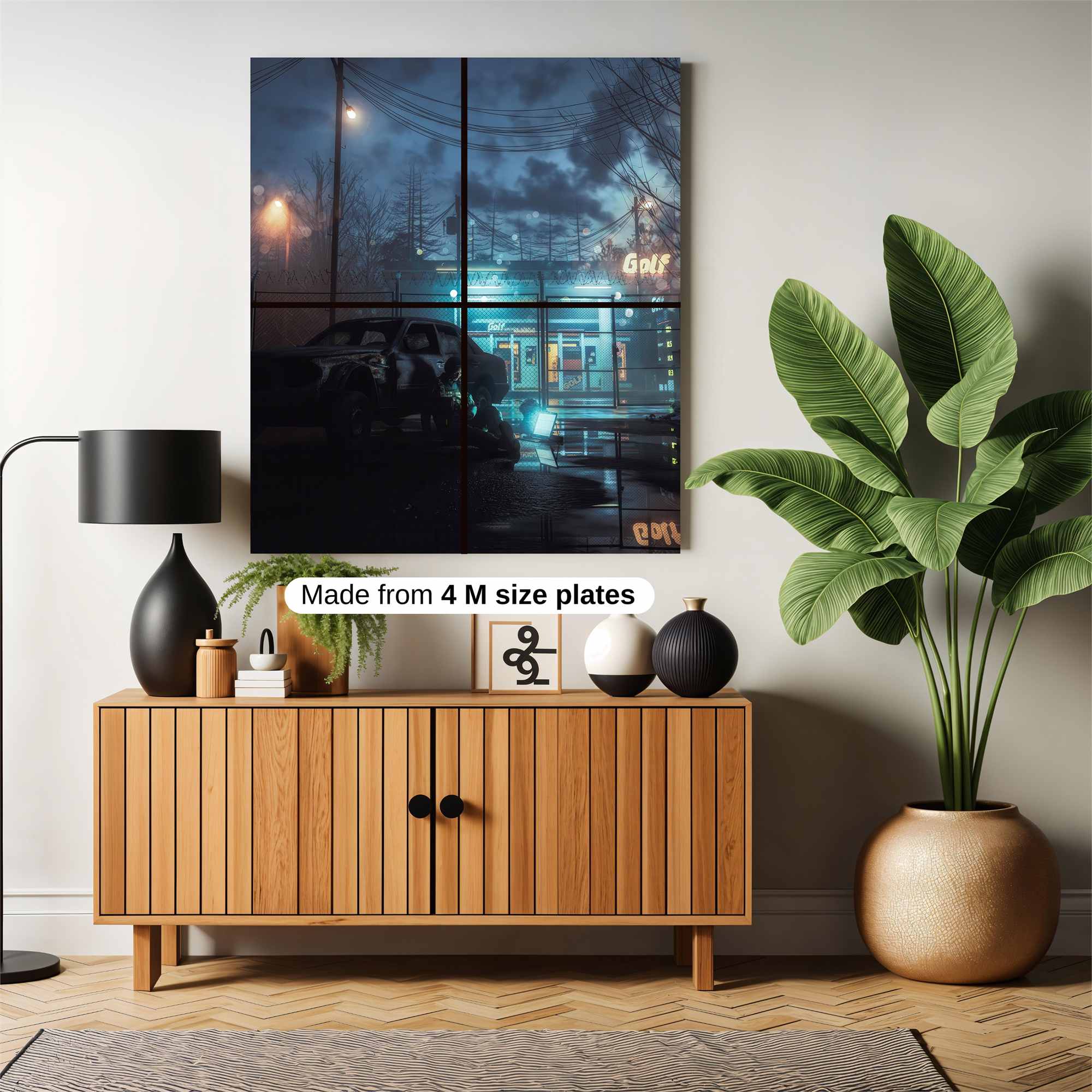Neon Desolation Safe Wall Magnetic / M