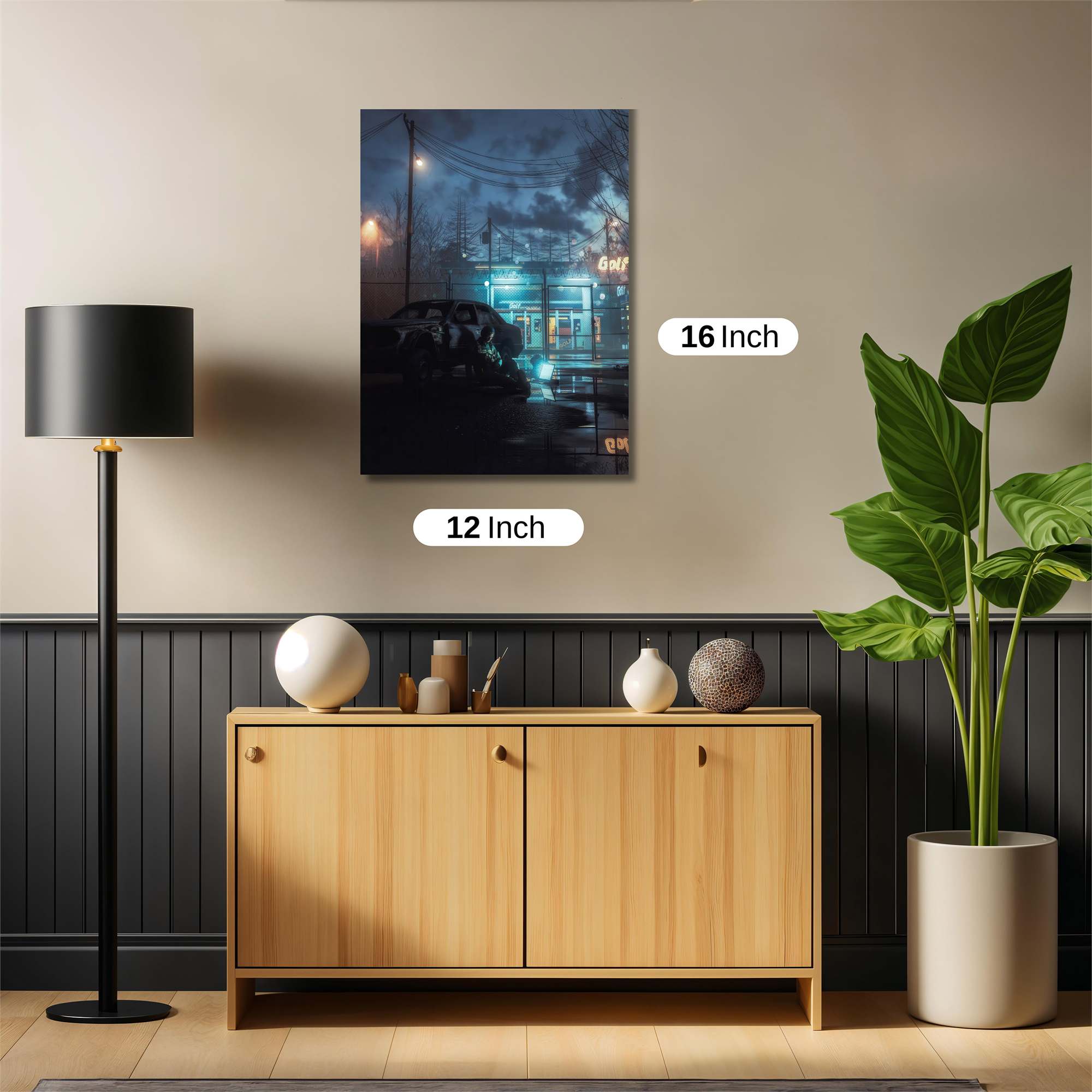 Neon Desolation Safe Wall Magnetic / M