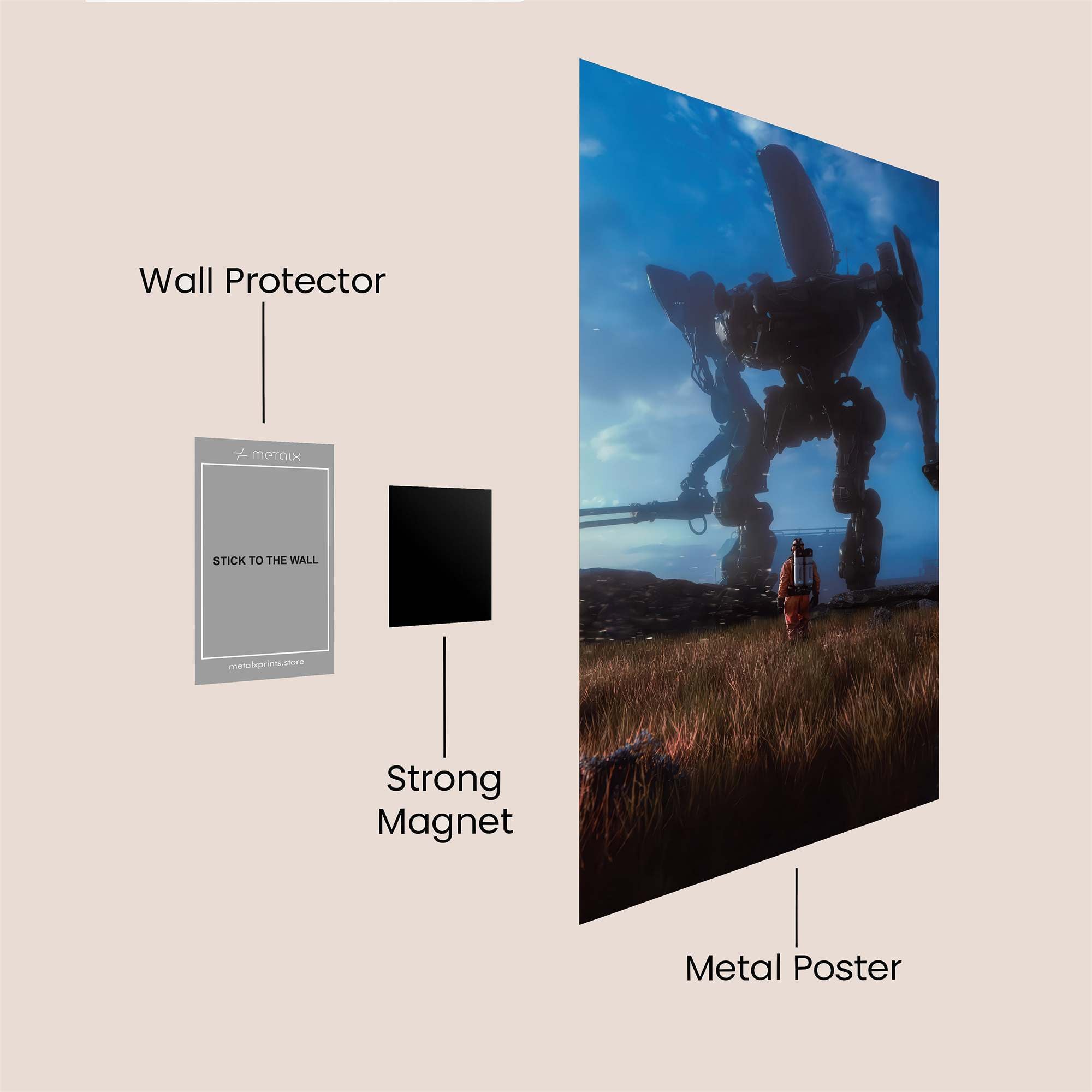 Doomed Encounter Safe Wall Magnetic / M
