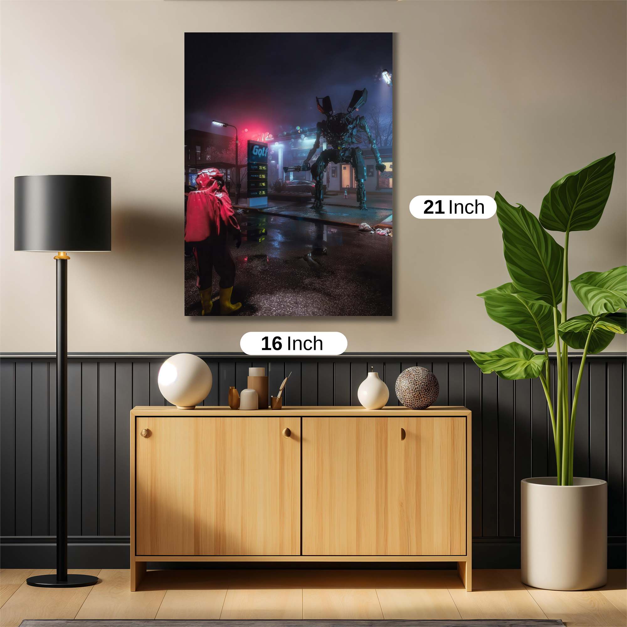 Slenderman Gloom Safe Wall Magnetic / M