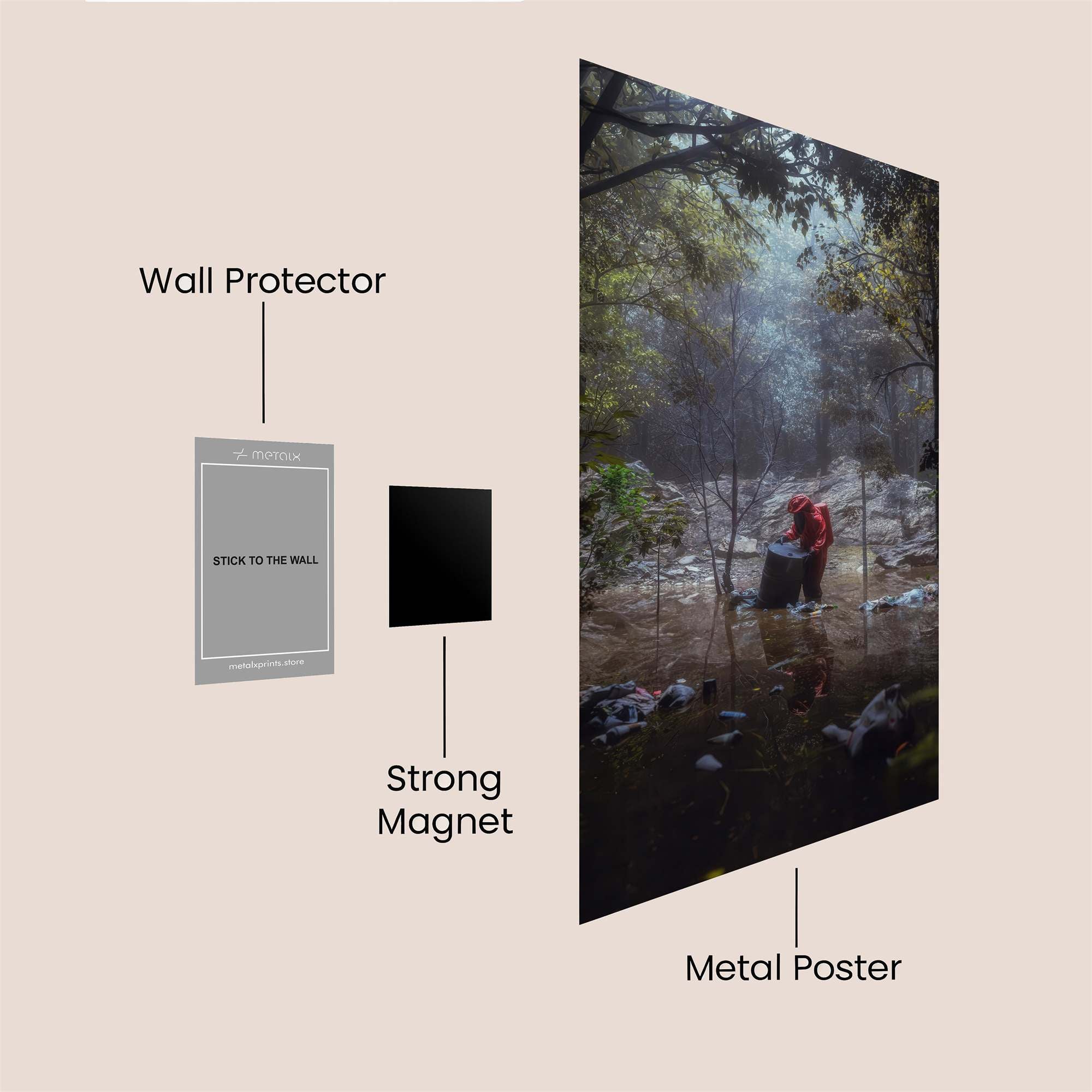 Forest Guardian Safe Wall Magnetic / M