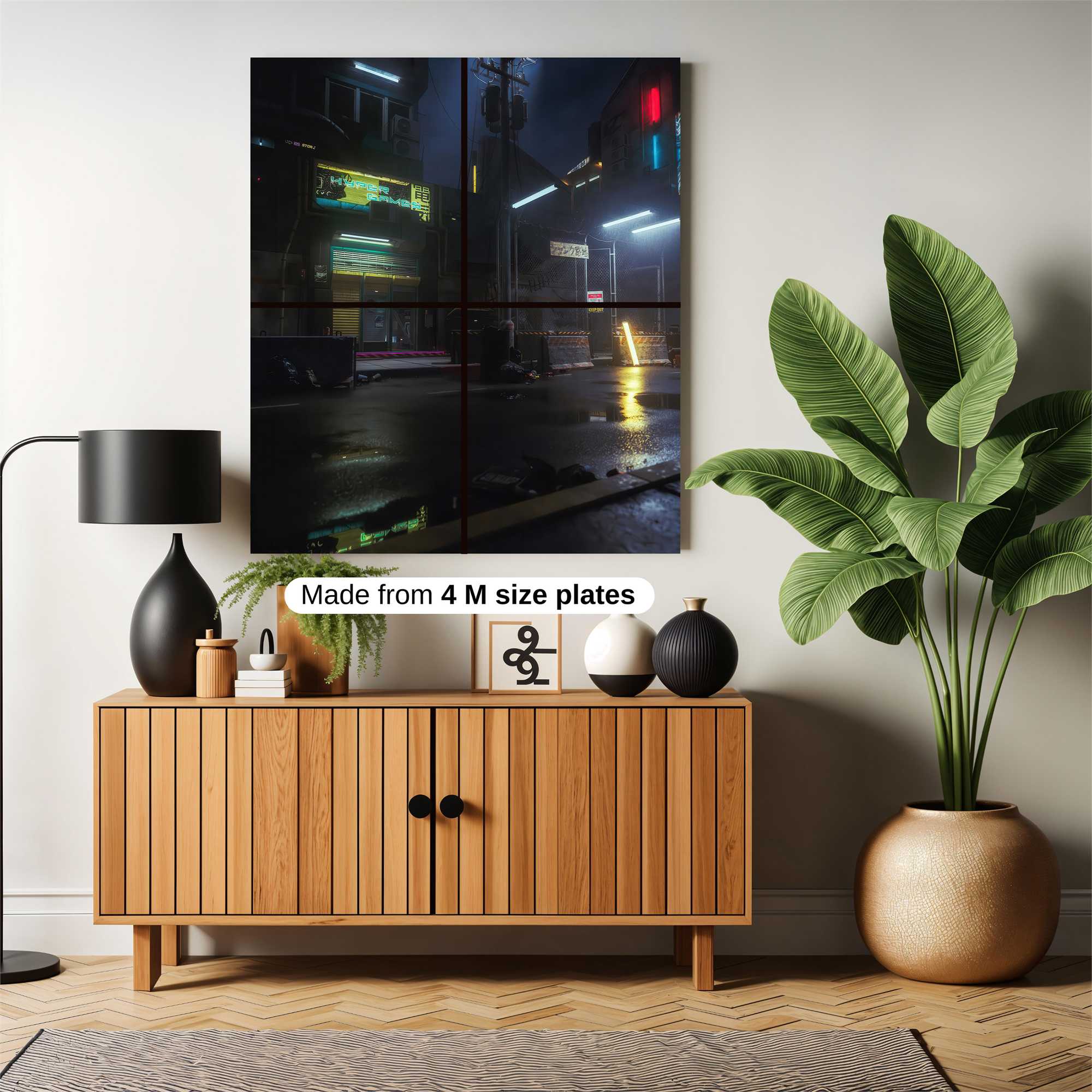 Neon Desolation Safe Wall Magnetic / M