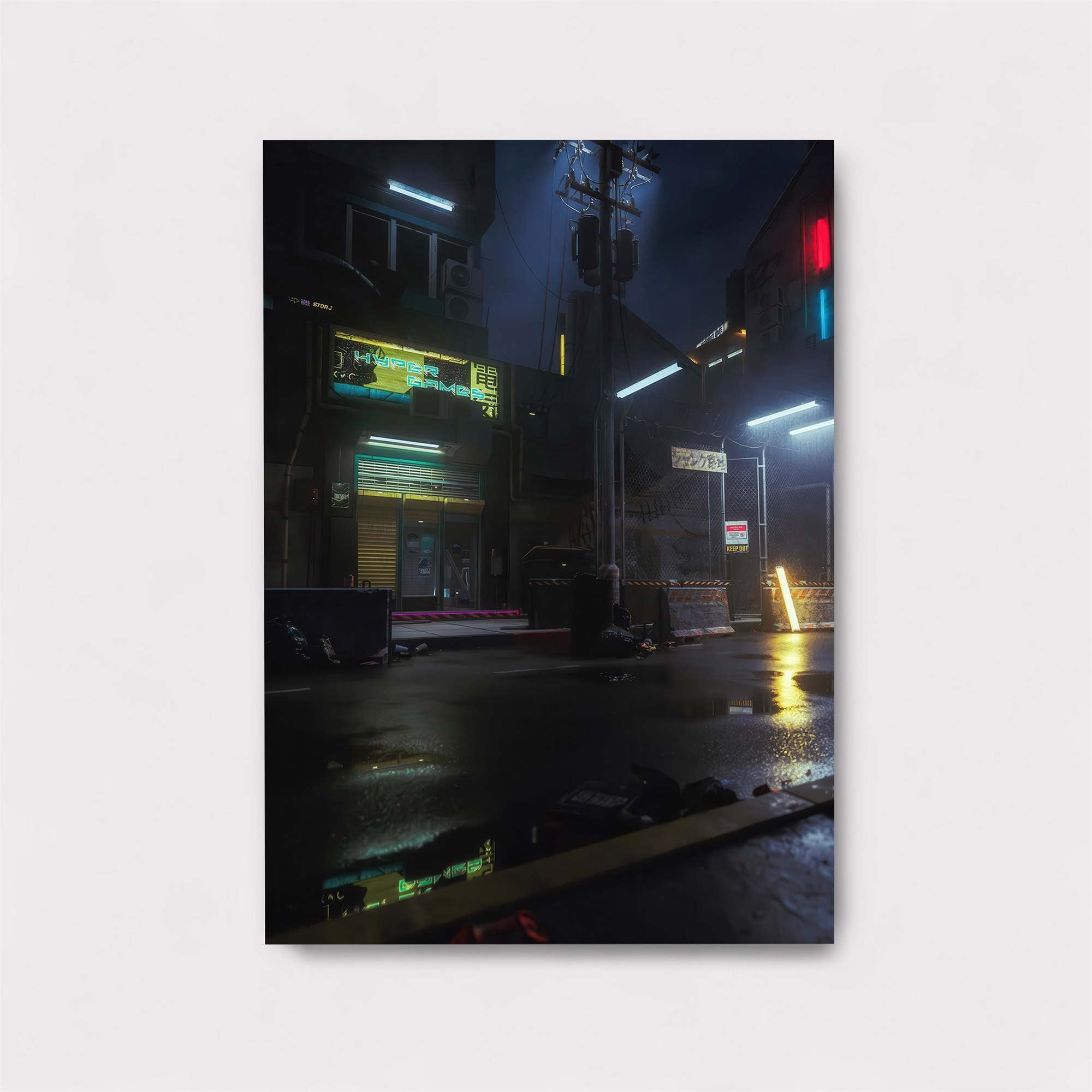 Neon Desolation Safe Wall Magnetic / M