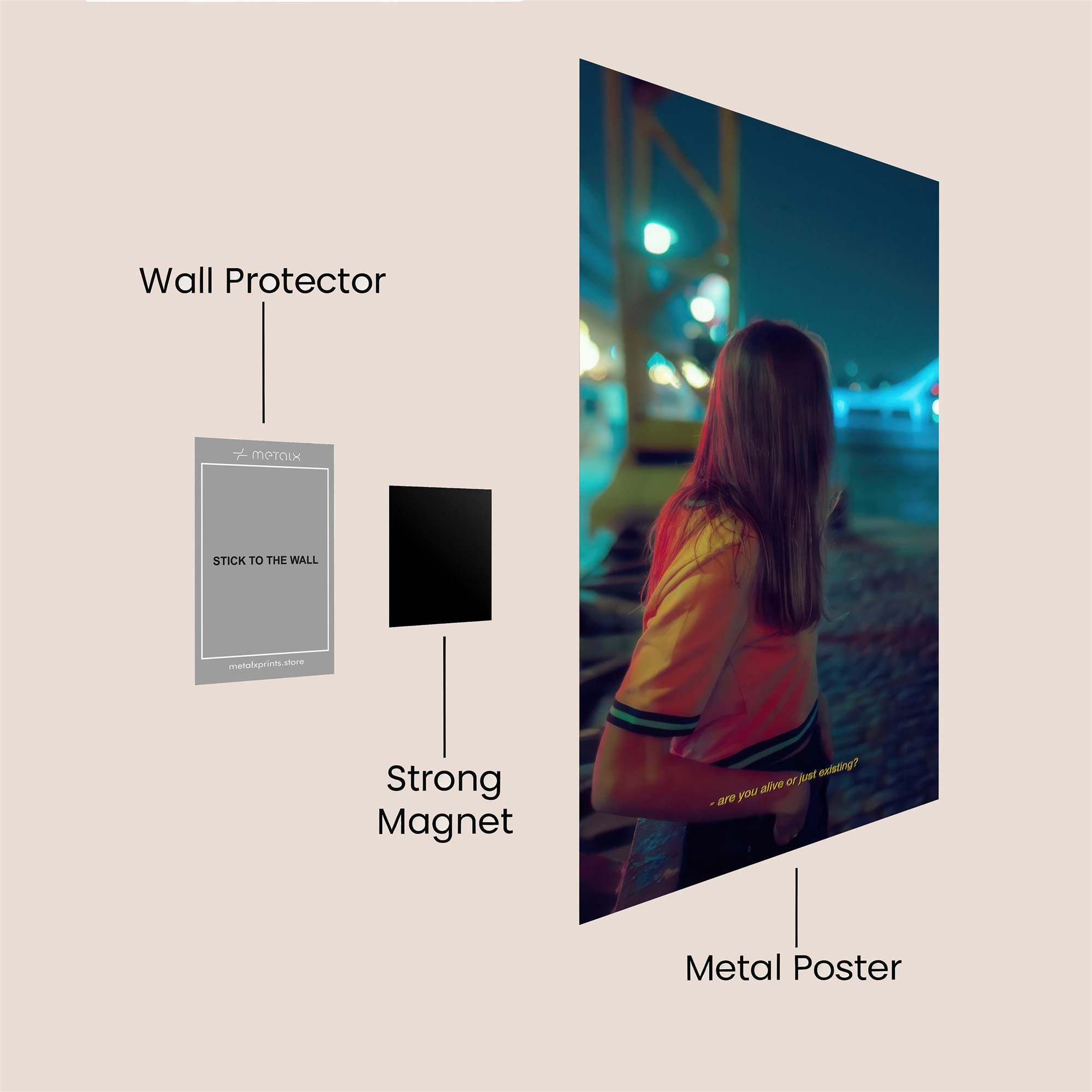 Night Whispers Safe Wall Magnetic / M
