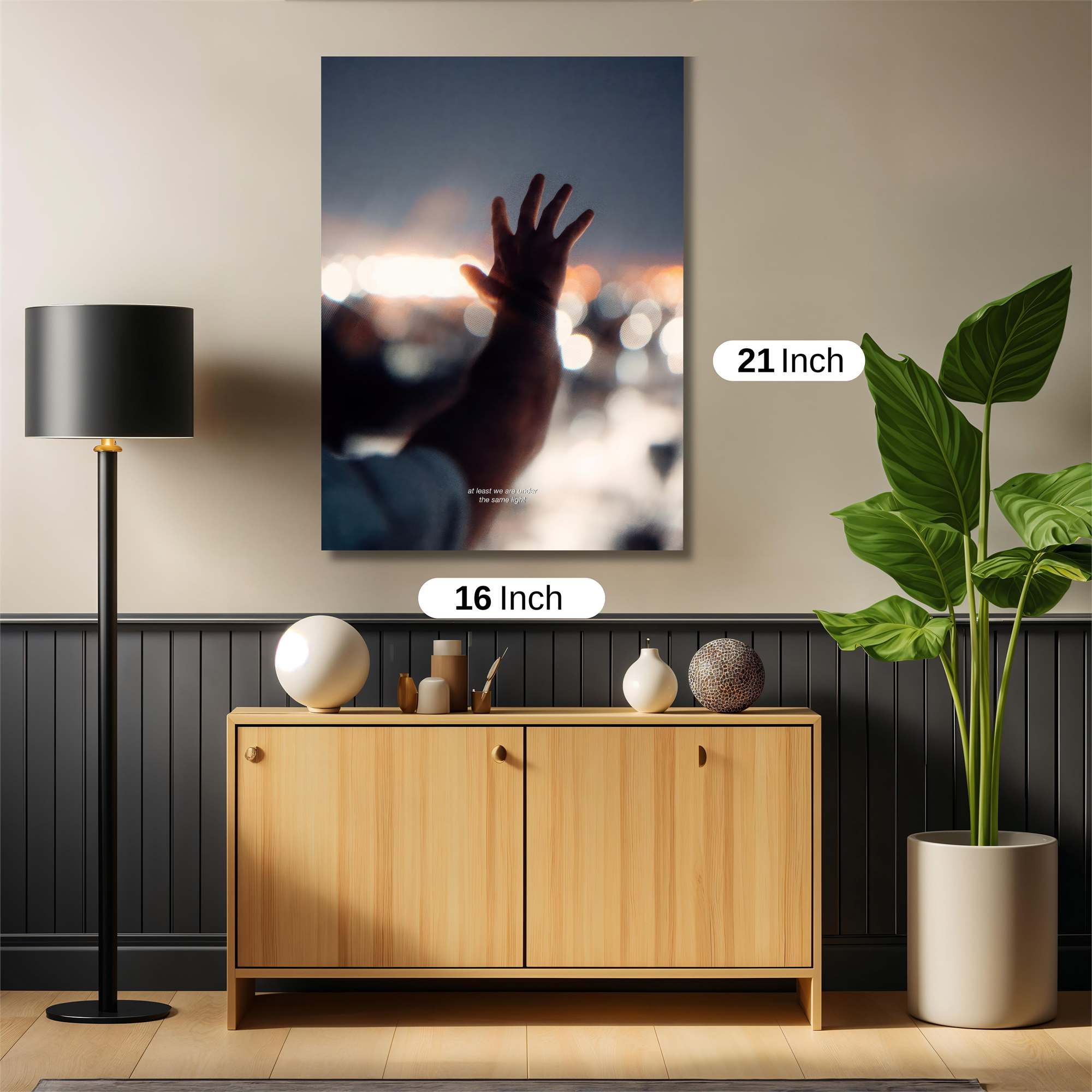Hand Serenity Safe Wall Magnetic / M