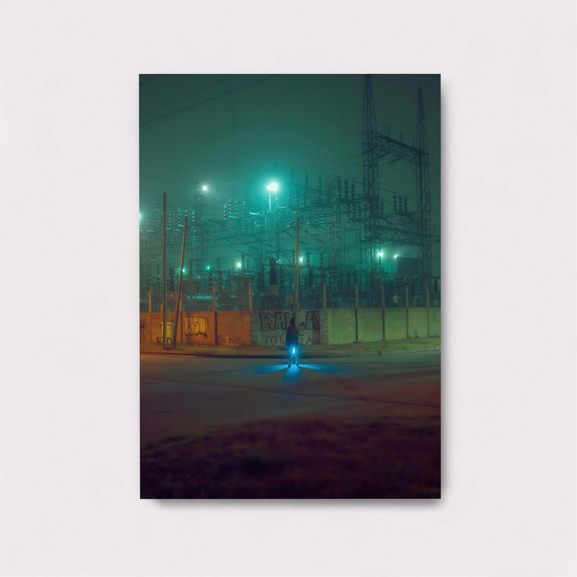 Grid Gloom Safe Wall Magnetic / M