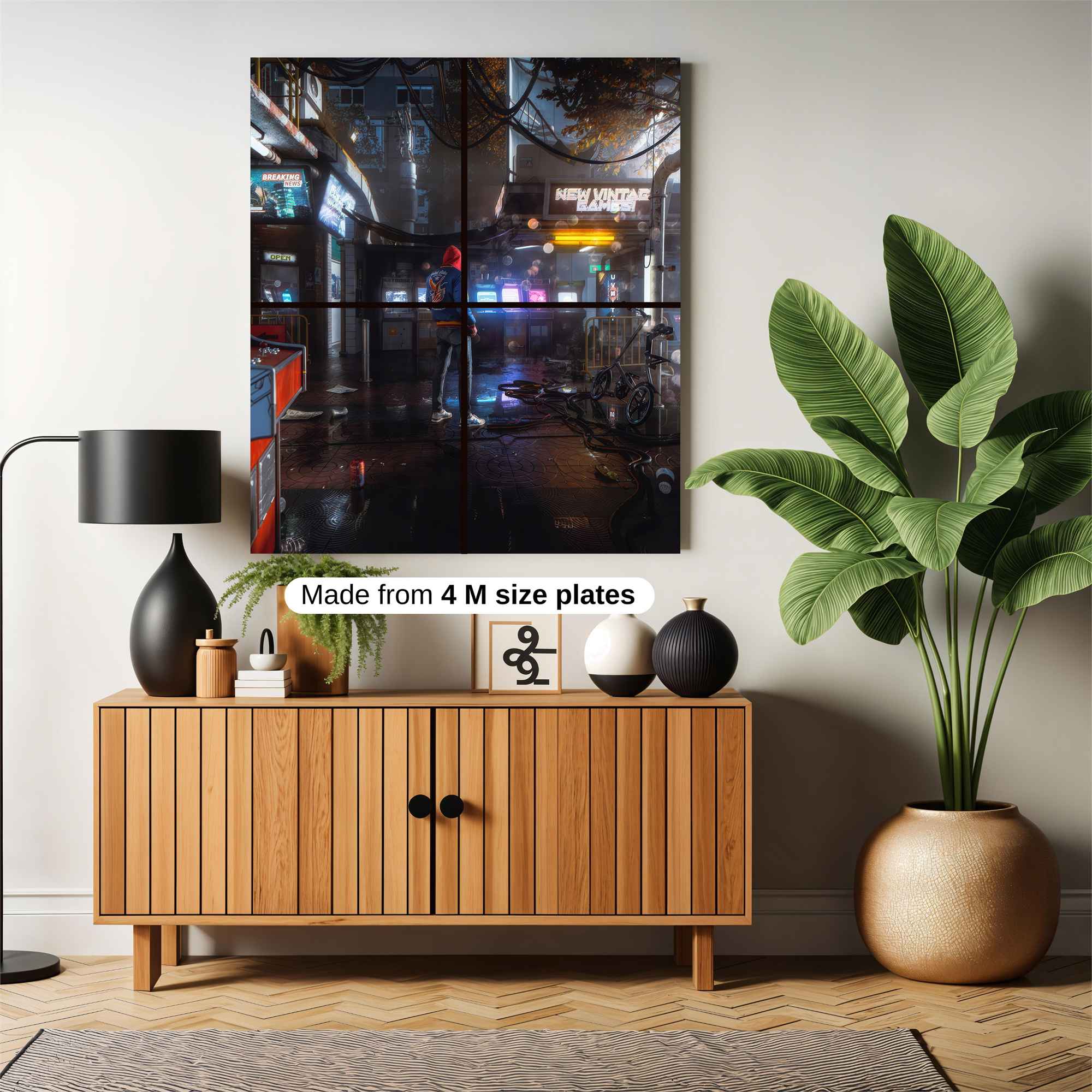 Neon Solitude Safe Wall Magnetic / M