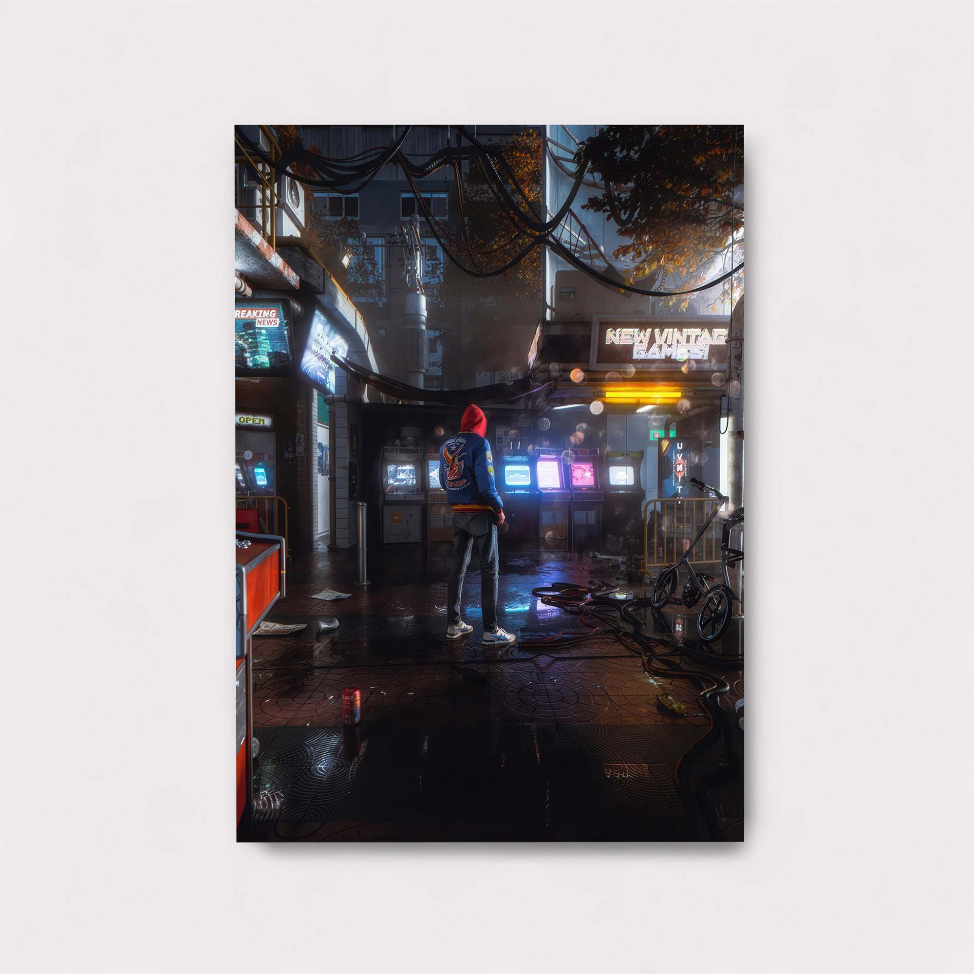 Neon Solitude Safe Wall Magnetic / M