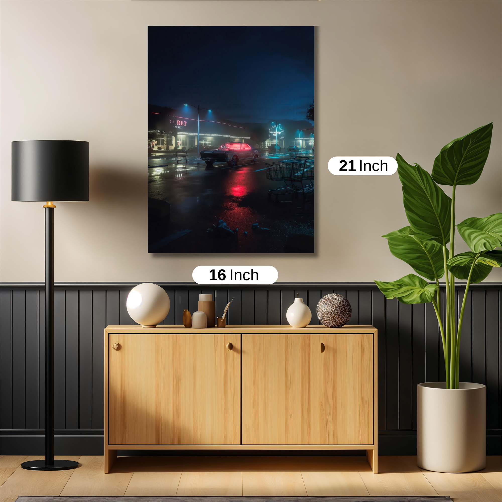 Neon Nocturne Safe Wall Magnetic / M