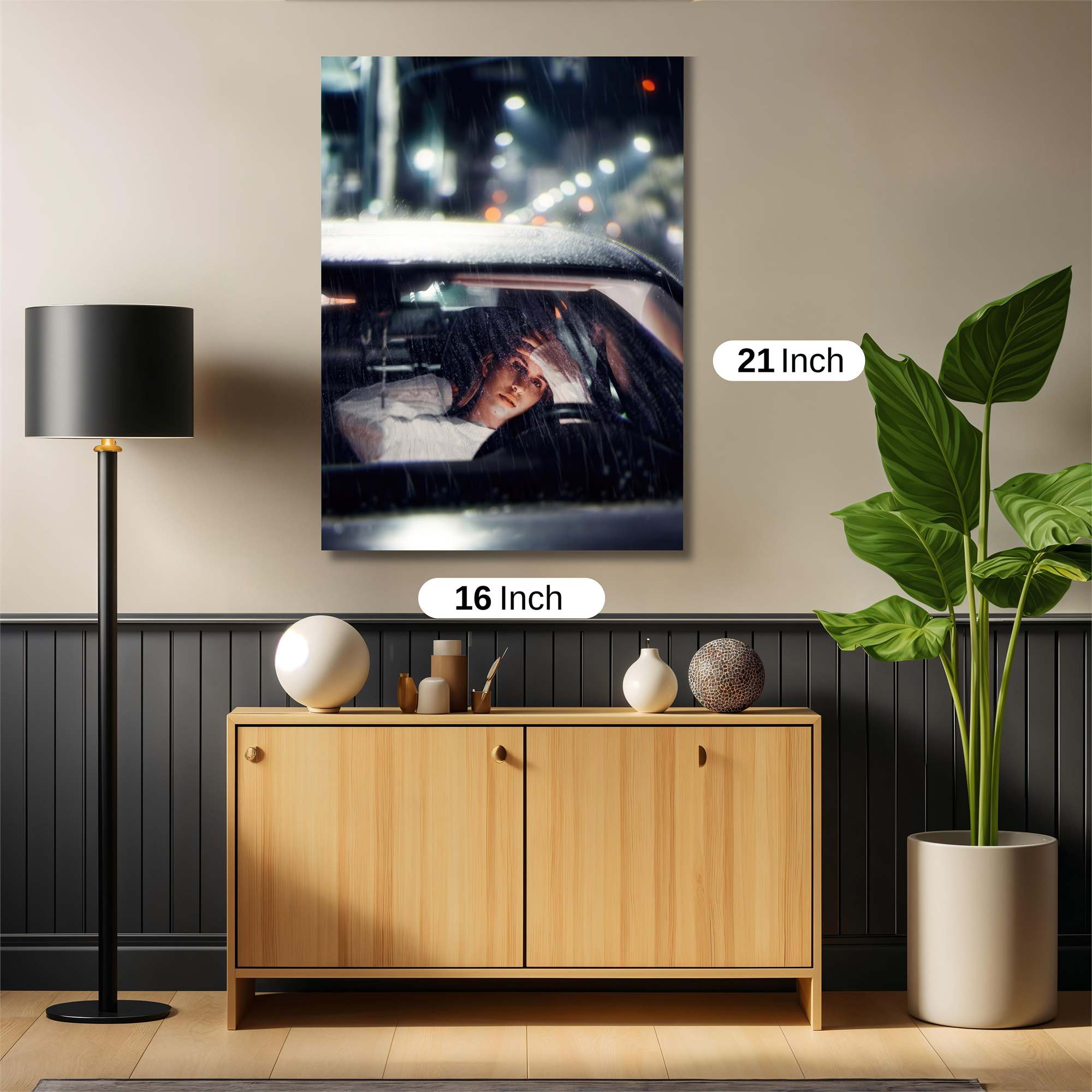 Rainy Reverie Safe Wall Magnetic / M