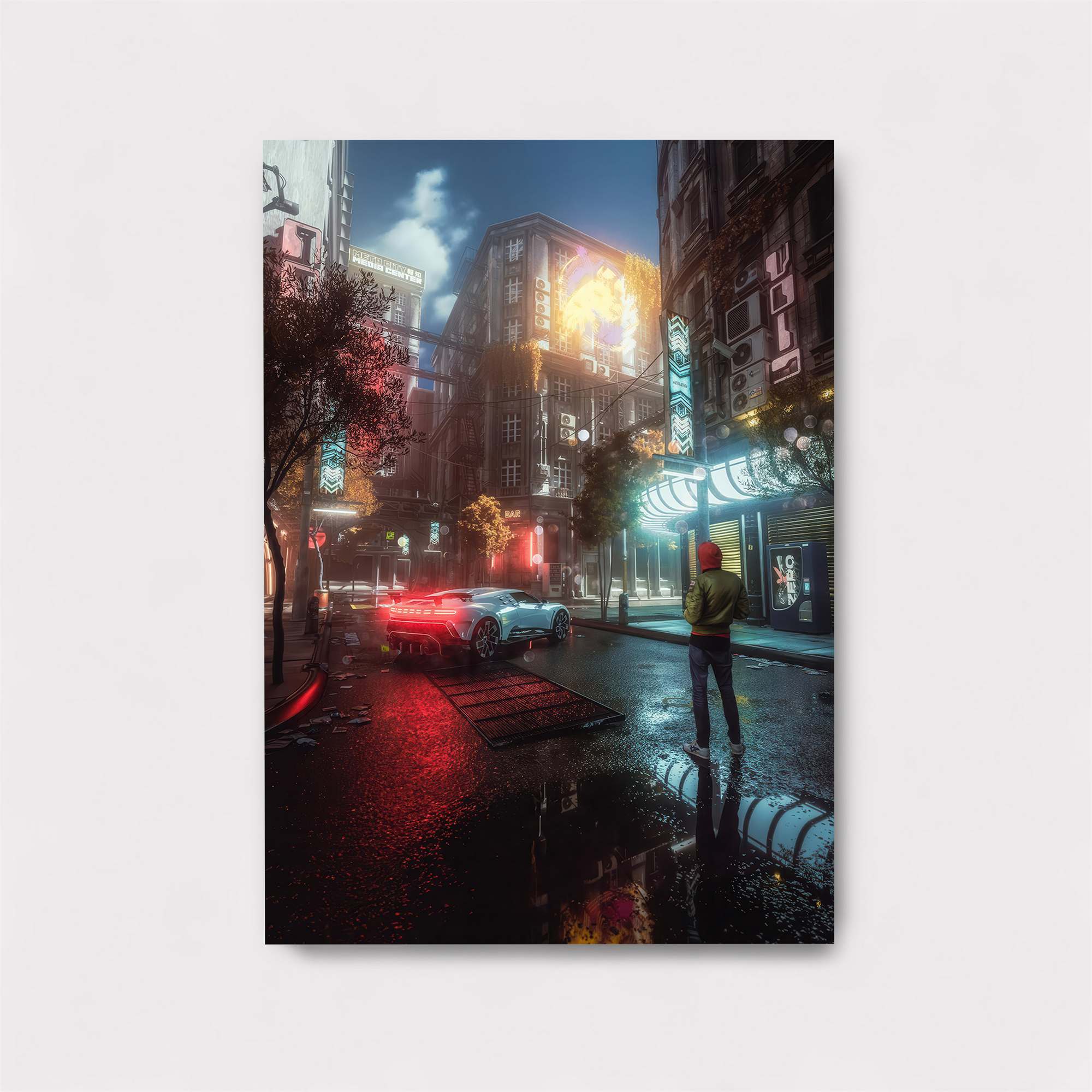 Cyberpunk Solitude Safe Wall Magnetic / M