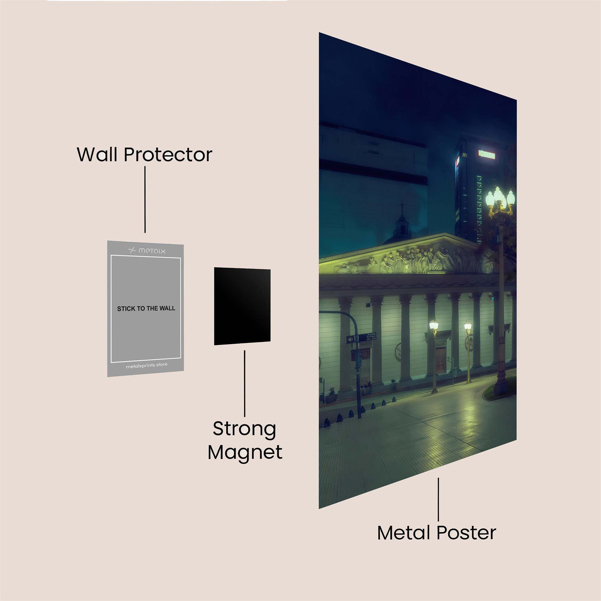 Acropolis Enigmatic Safe Wall Magnetic / M