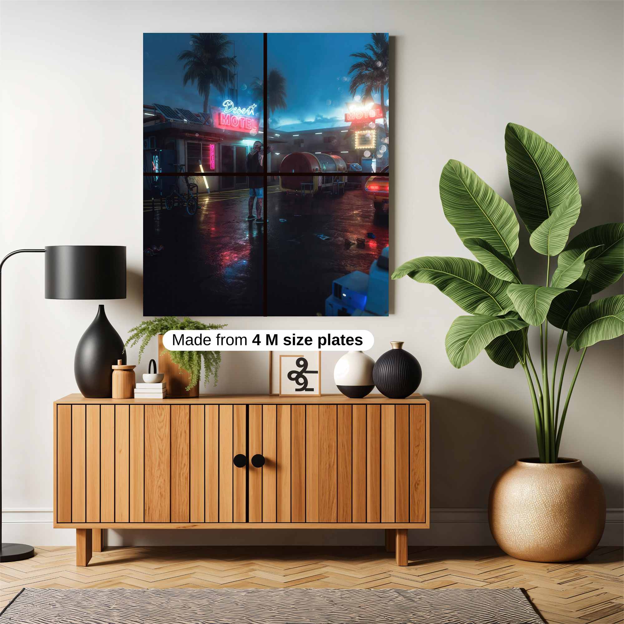 Neon Dusk Safe Wall Magnetic / M