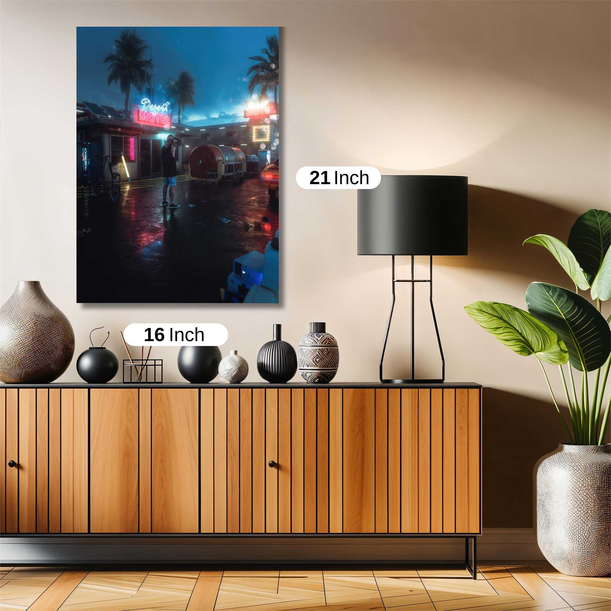 Neon Dusk Safe Wall Magnetic / M