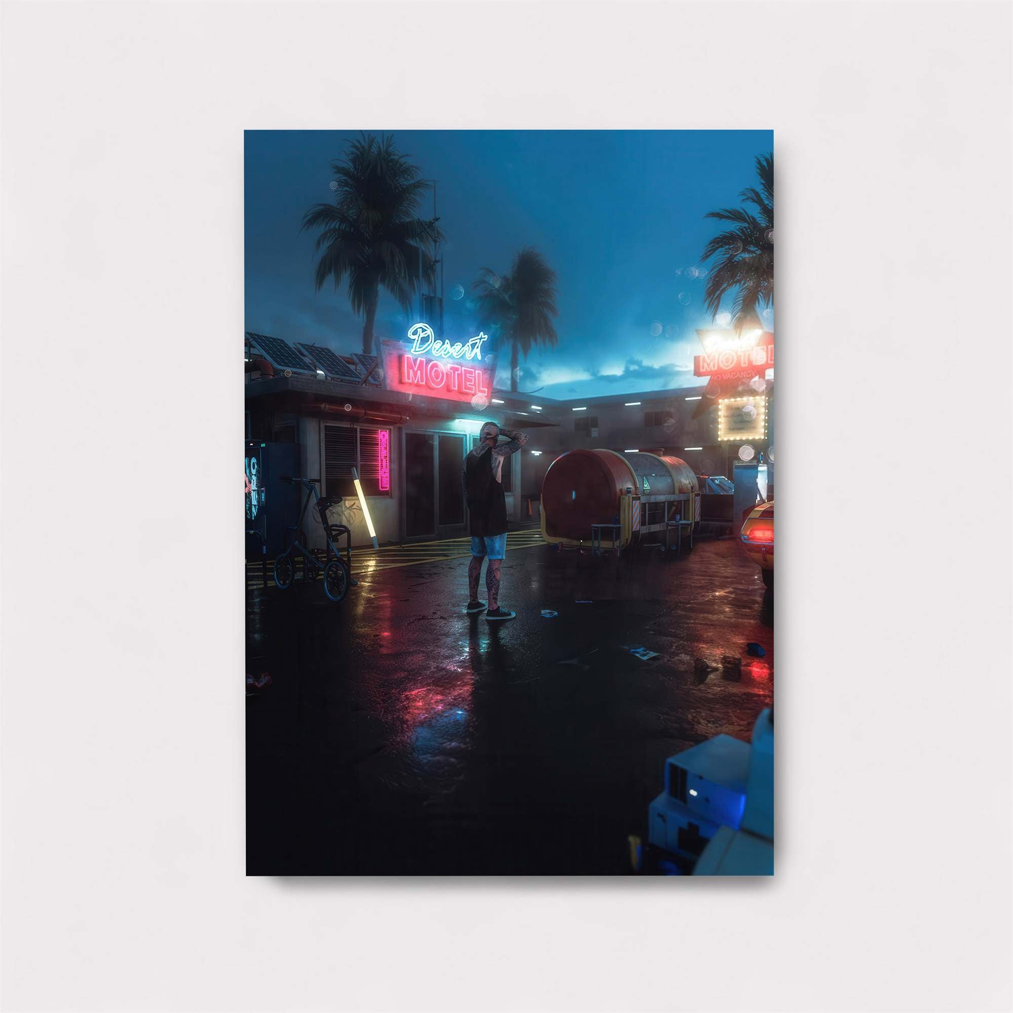 Neon Dusk Safe Wall Magnetic / M