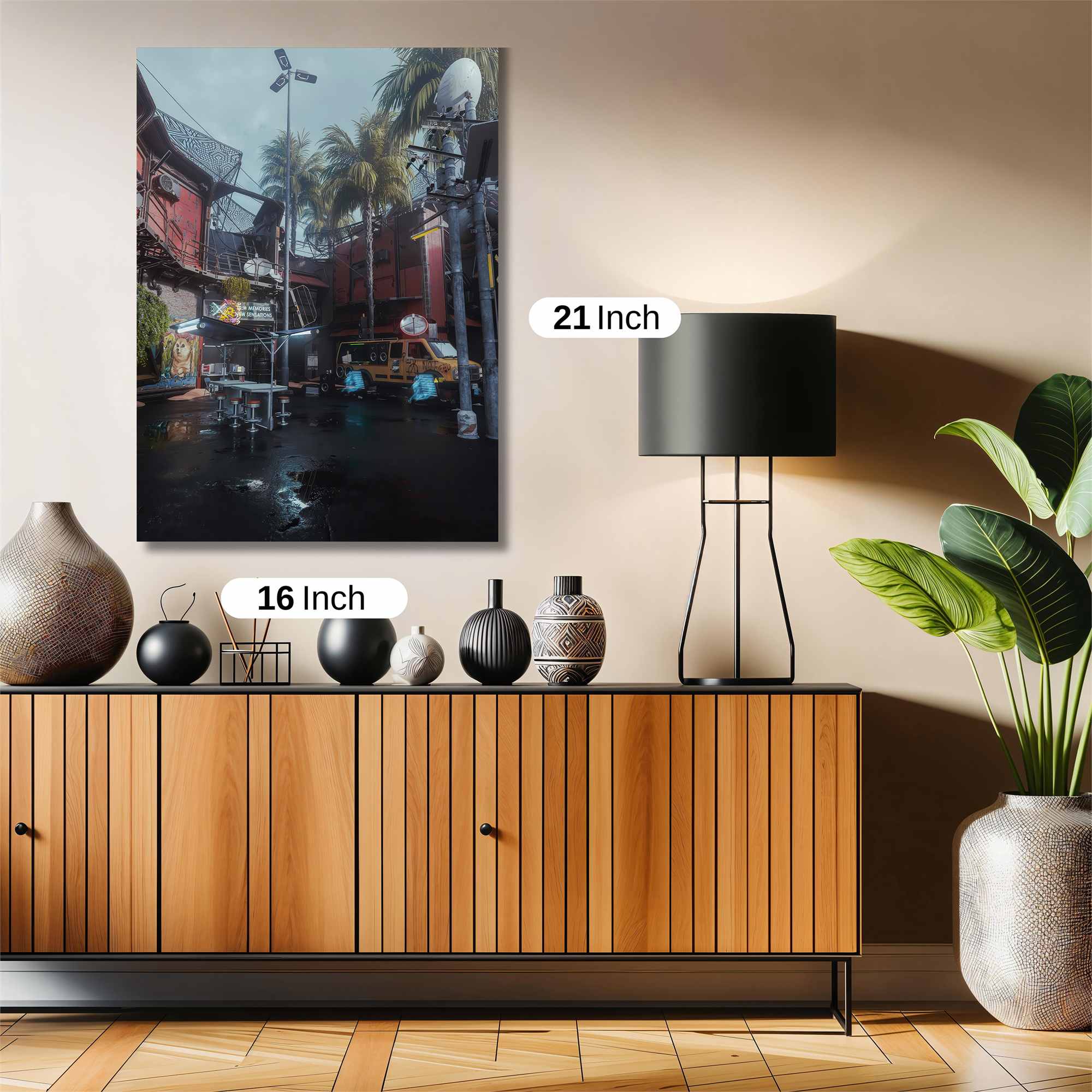 Neon Dystopia Safe Wall Magnetic / M