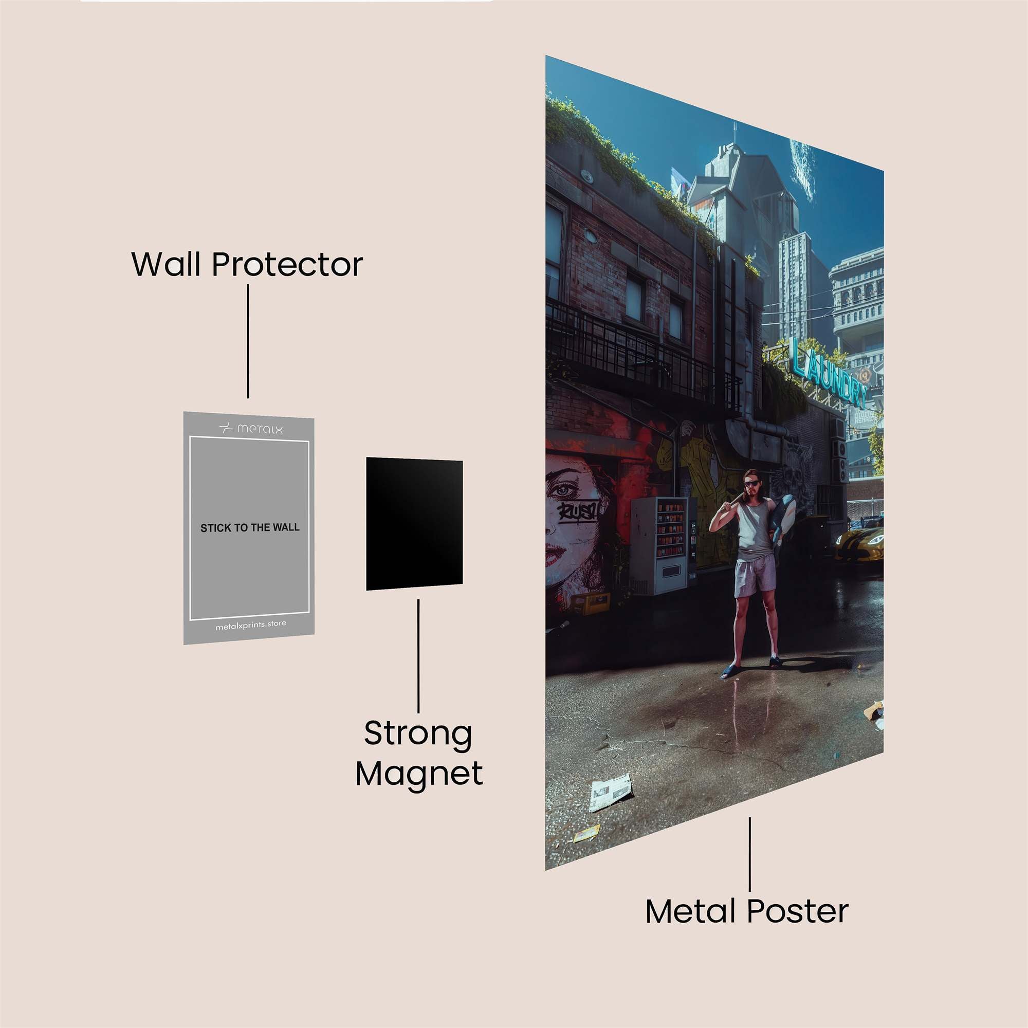 Cyberpunk Serenity Safe Wall Magnetic / M