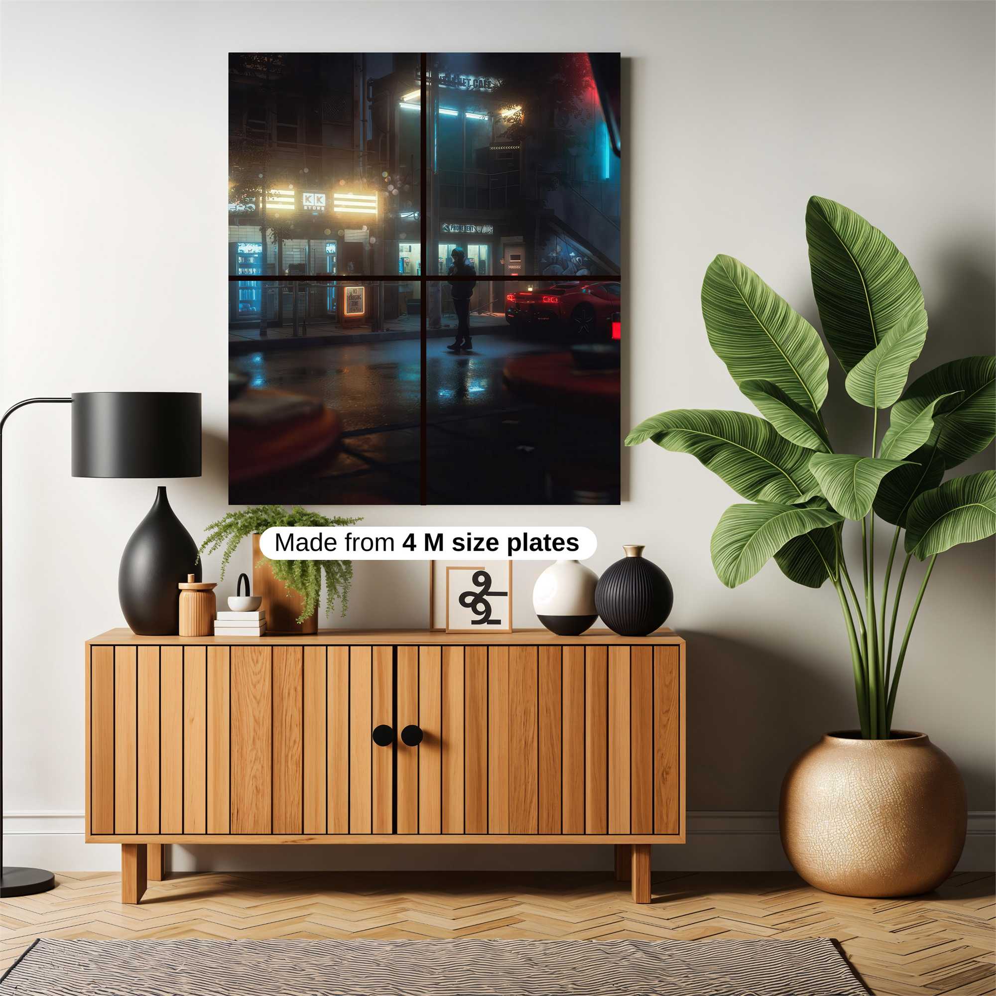 Cyberpunk Solitude Safe Wall Magnetic / M