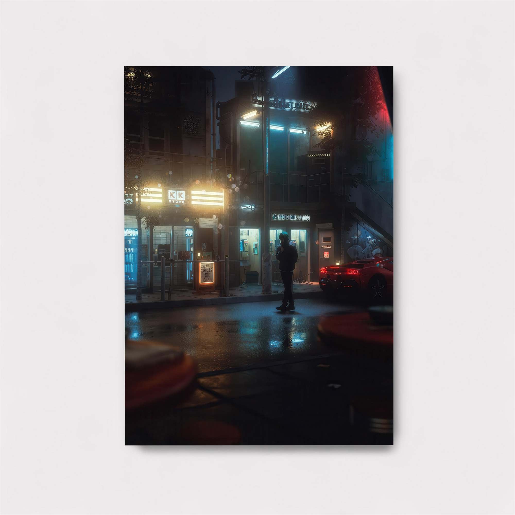 Cyberpunk Solitude Safe Wall Magnetic / M