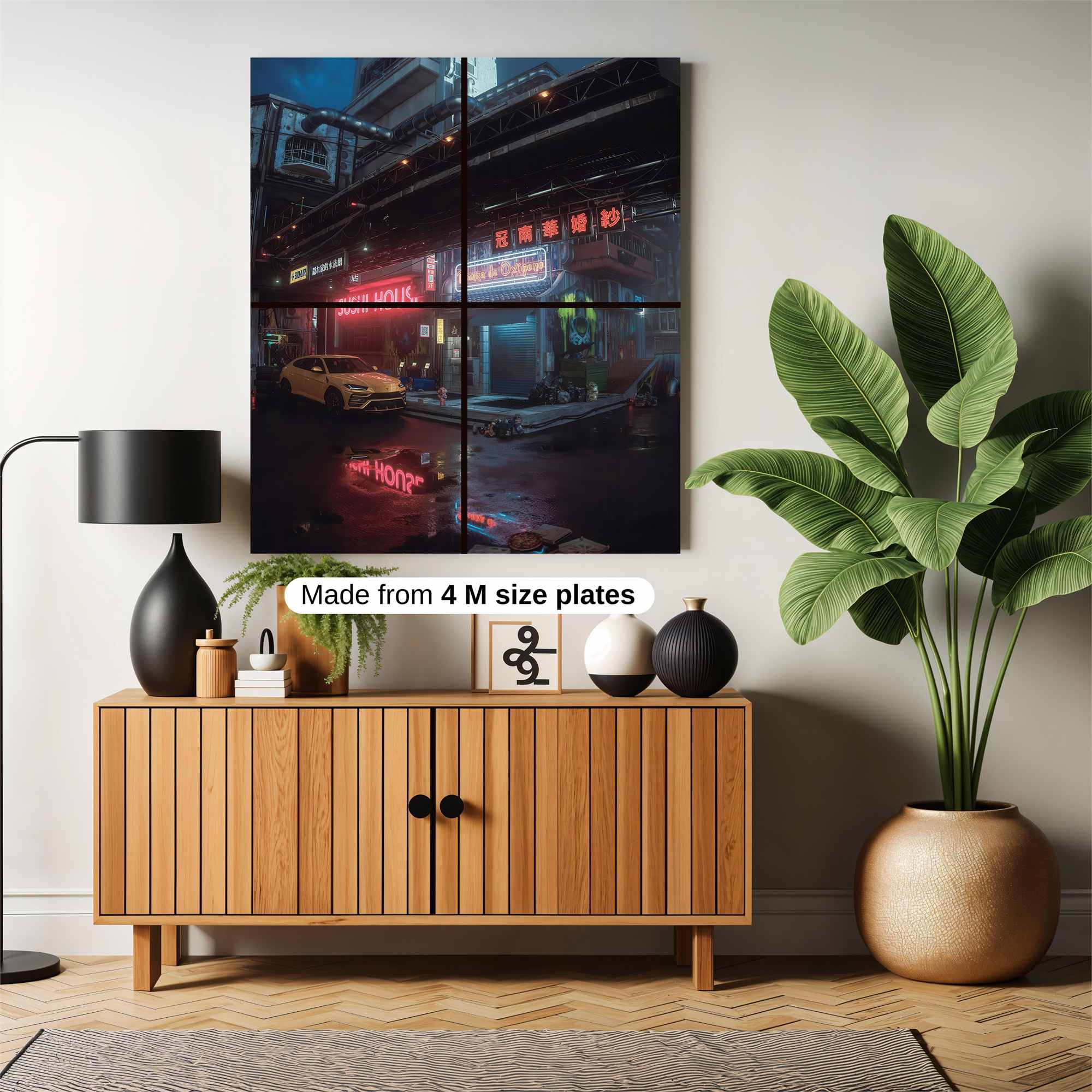 Cyberpunk Haven Safe Wall Magnetic / M