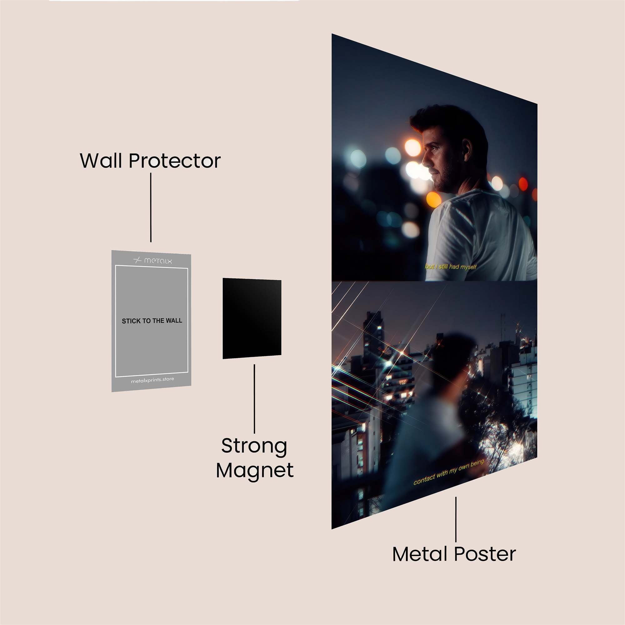 City Dreamer Safe Wall Magnetic / M