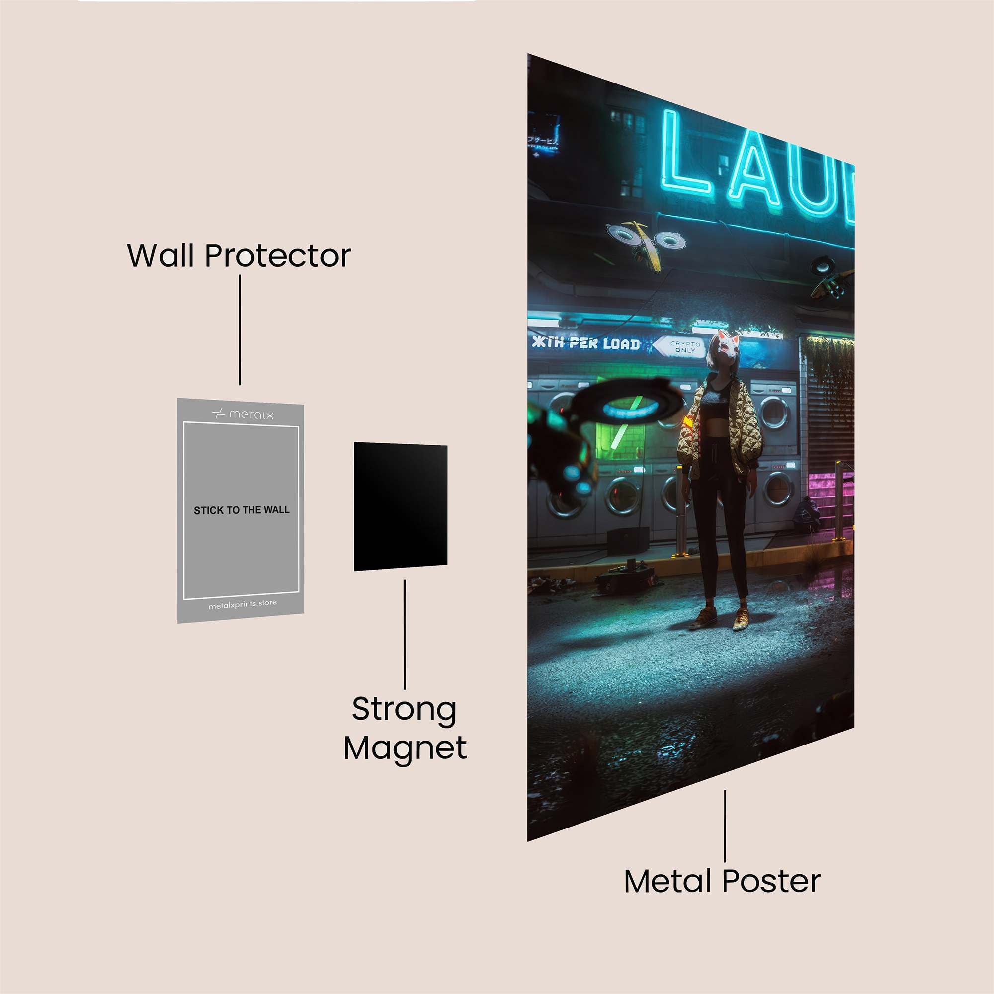 Cyberpunk Serenity Safe Wall Magnetic / M