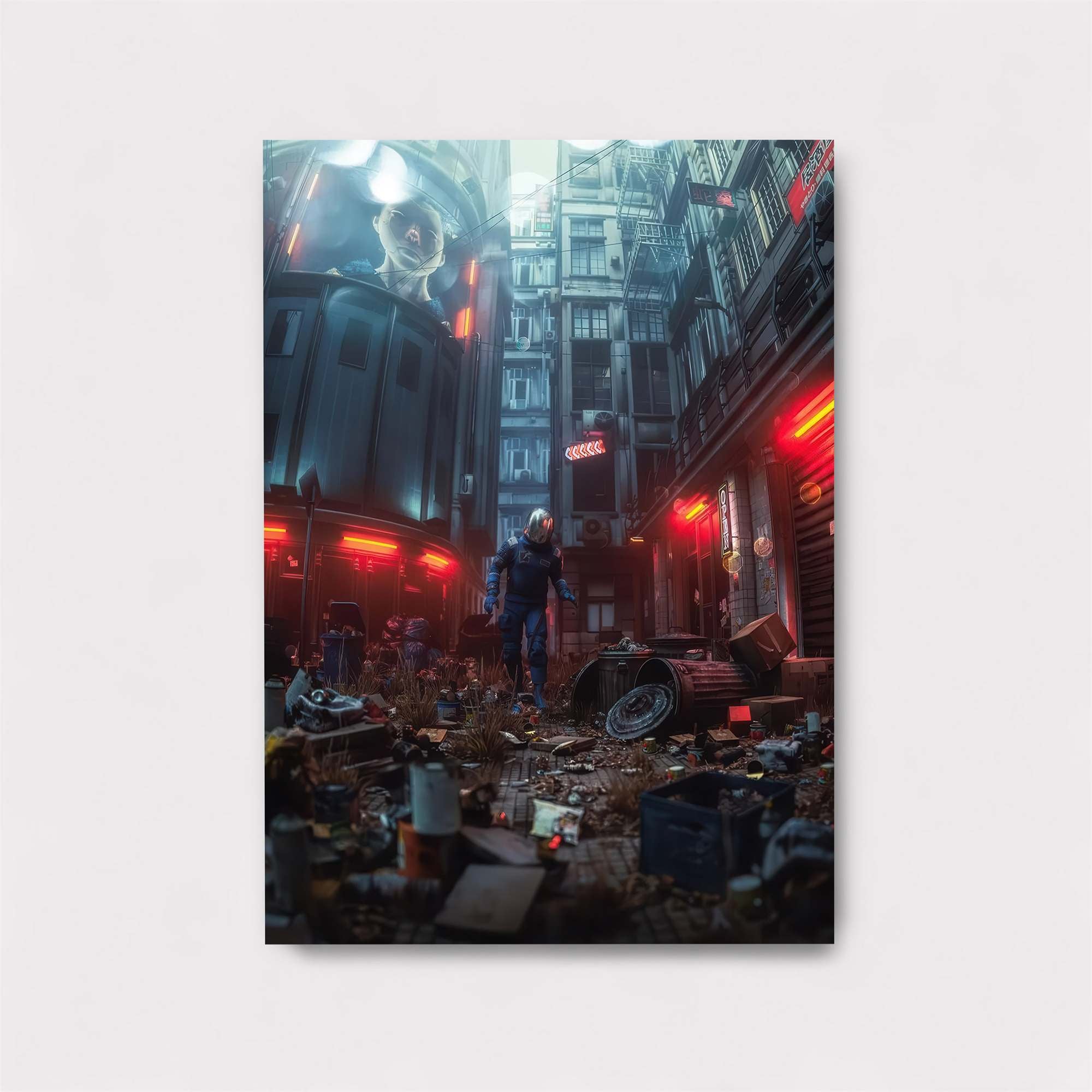 Cyberpunk Desolation Safe Wall Magnetic / M