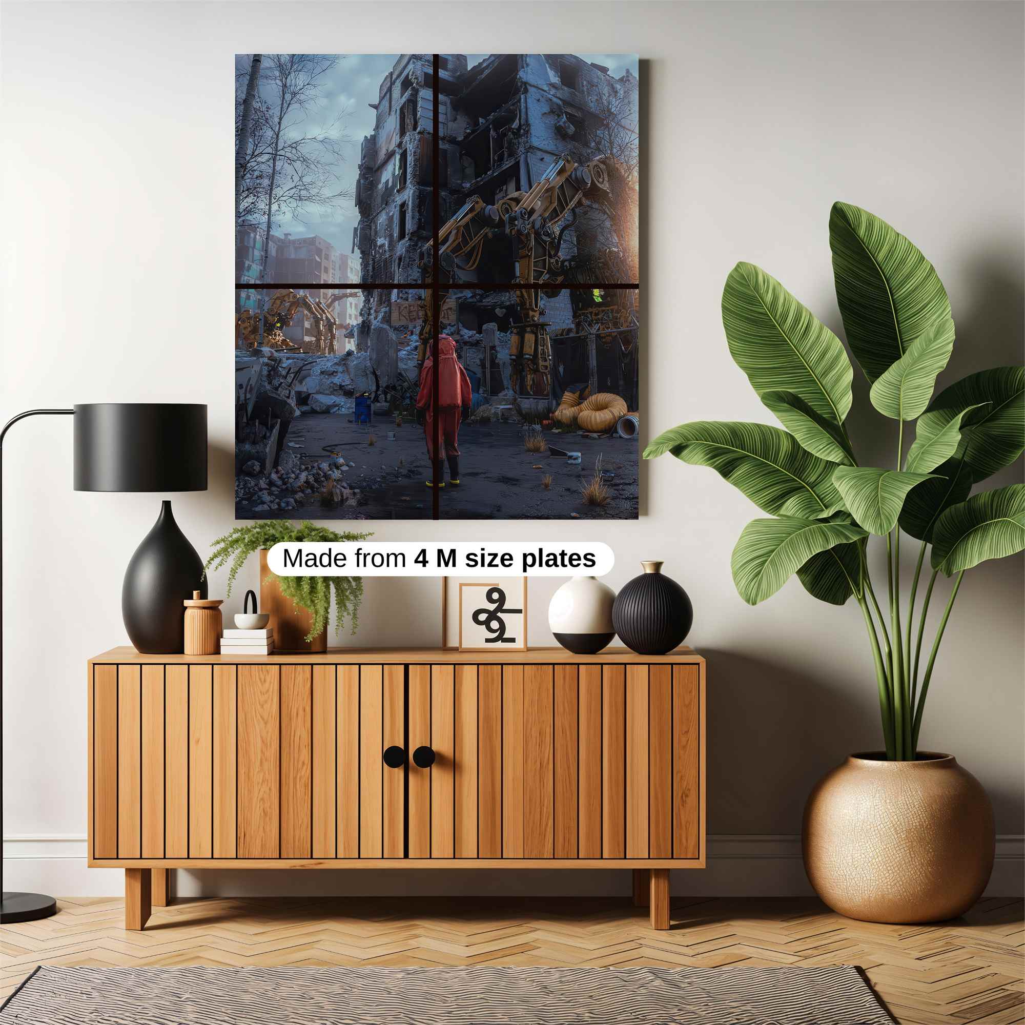 Ruins Desolation Safe Wall Magnetic / M