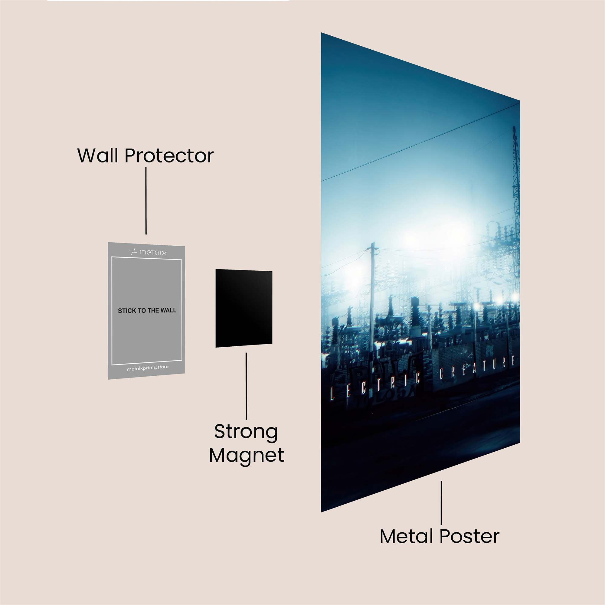 Power Enigma Safe Wall Magnetic / M
