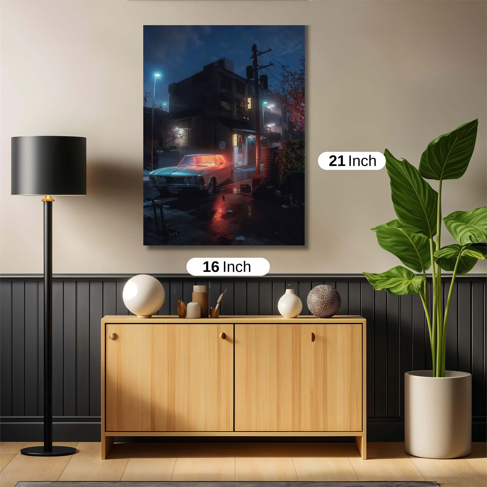 Neon Noir Safe Wall Magnetic / M
