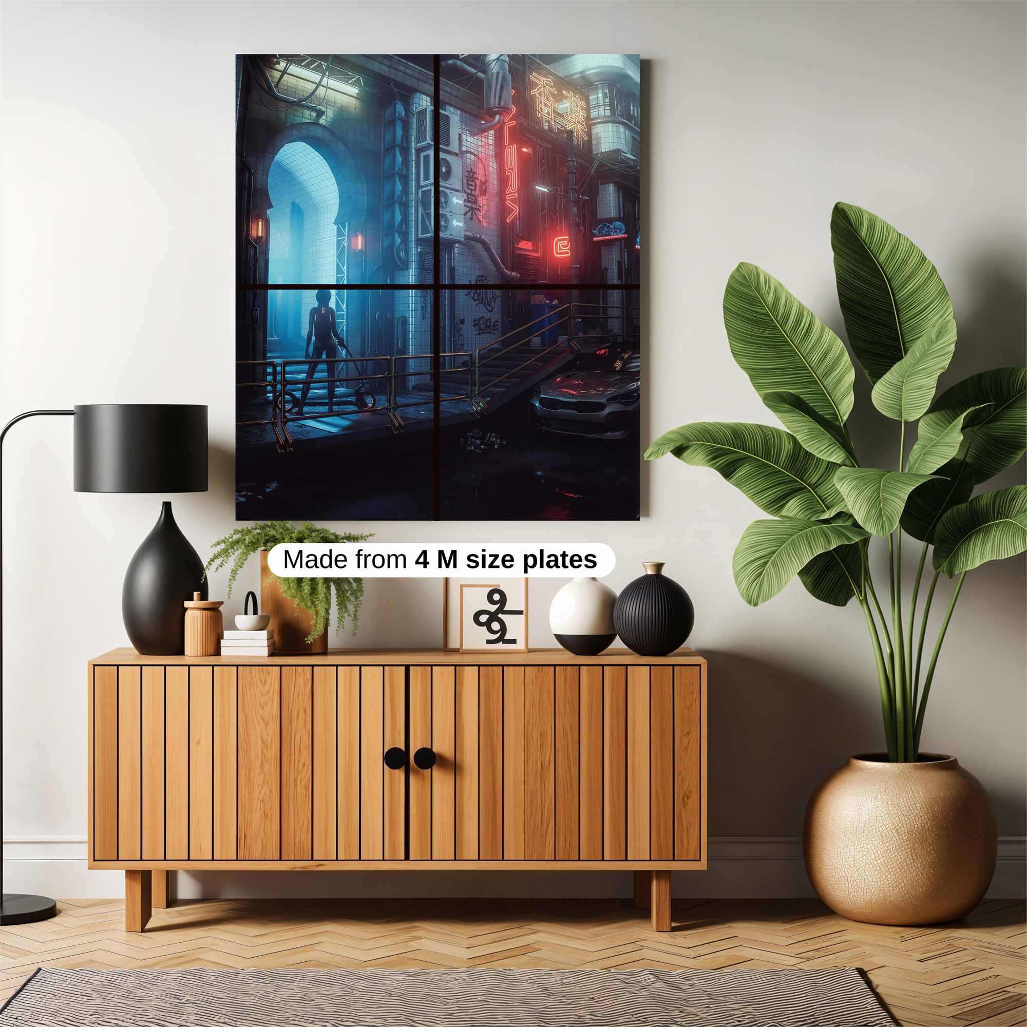 Neon Solitude Safe Wall Magnetic / M