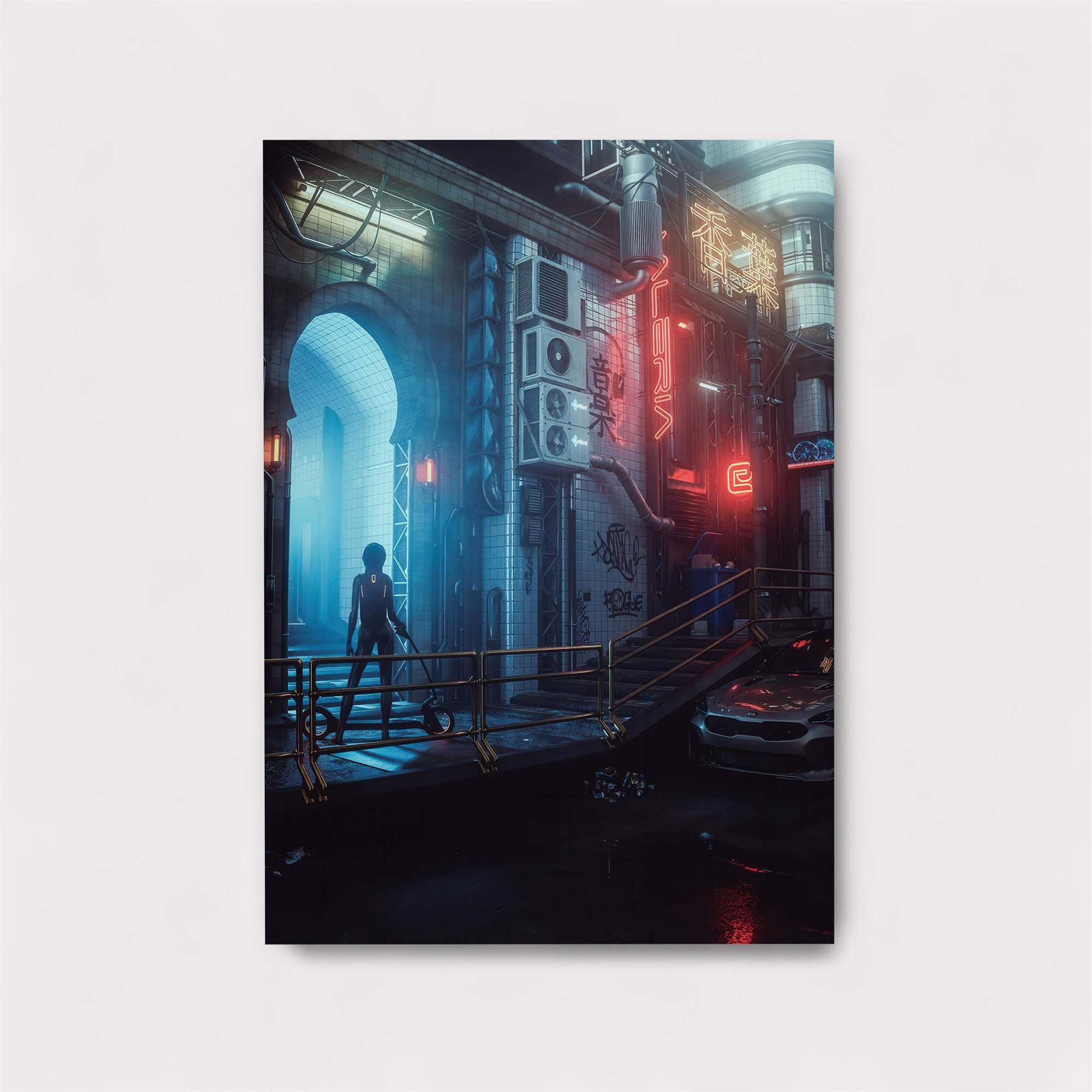 Neon Solitude Safe Wall Magnetic / M