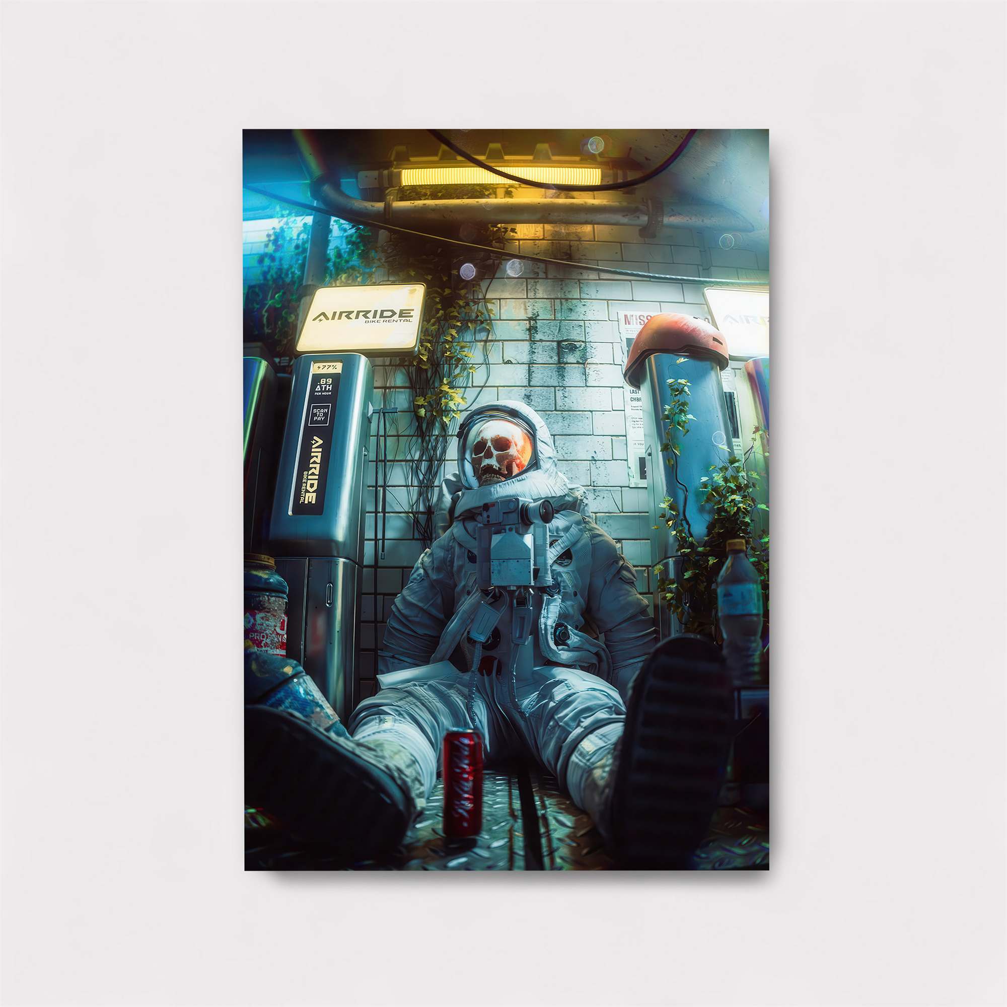 Astronaut Desolate Safe Wall Magnetic / M