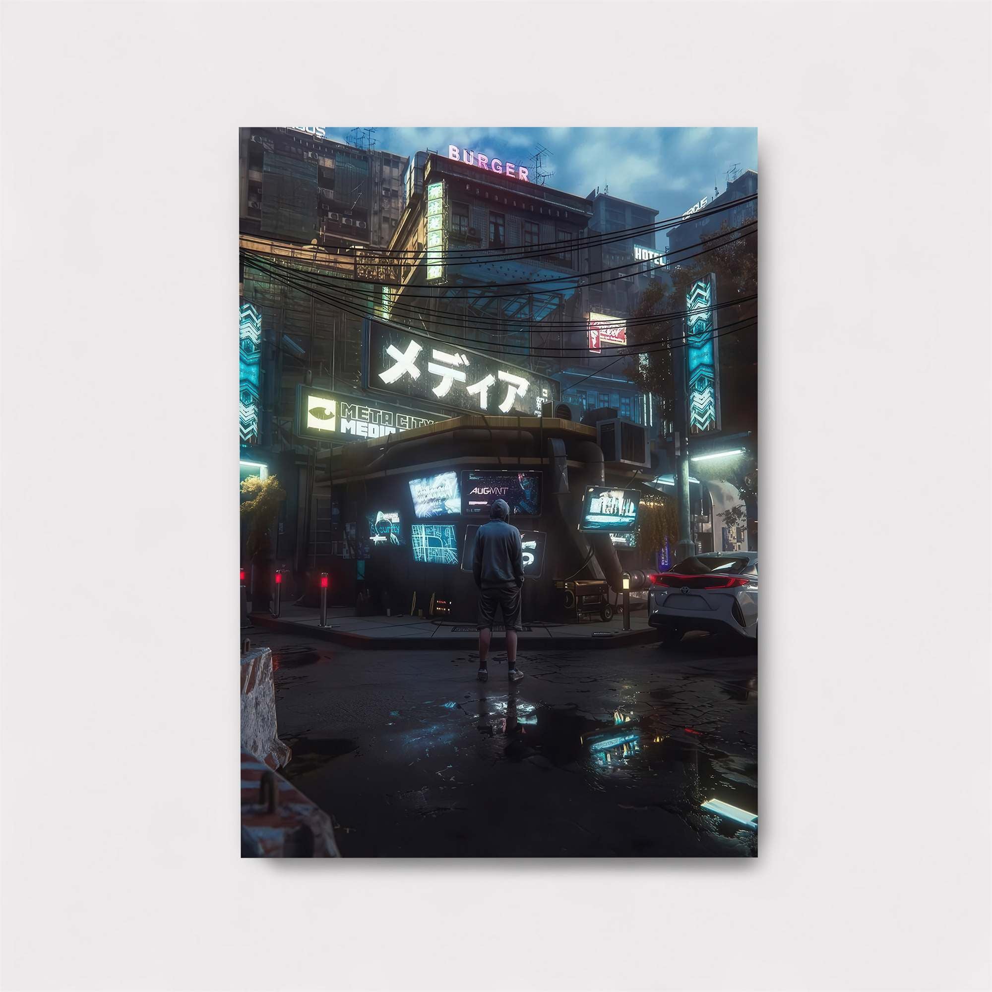 Cyberpunk Solitude Safe Wall Magnetic / M