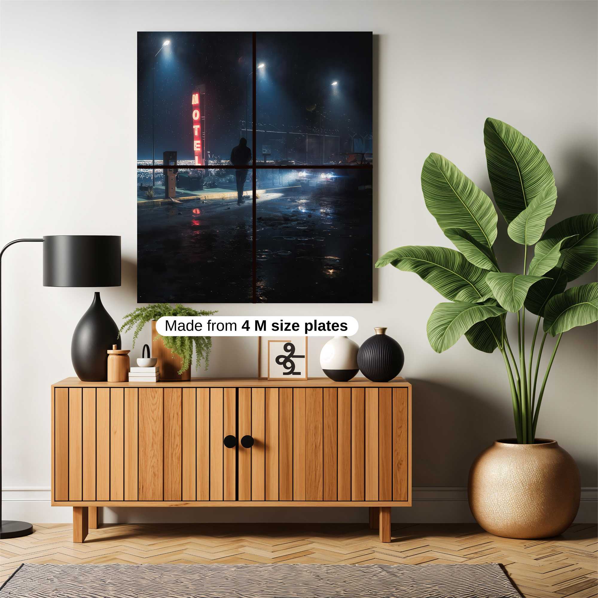 Neon Solitude Safe Wall Magnetic / M