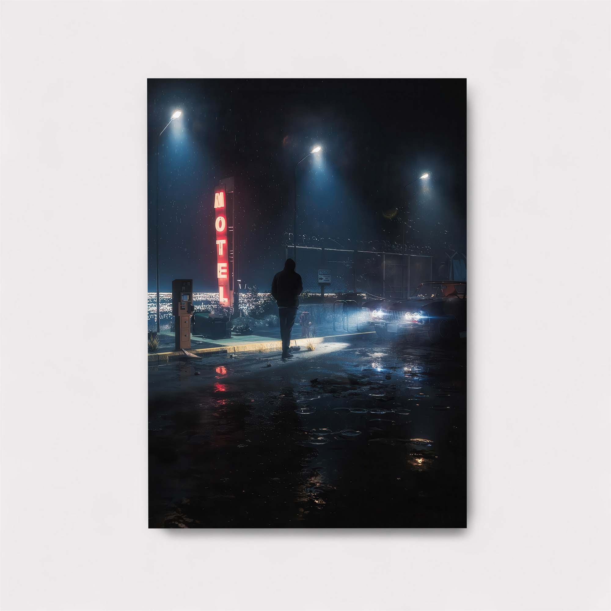 Neon Solitude Safe Wall Magnetic / M