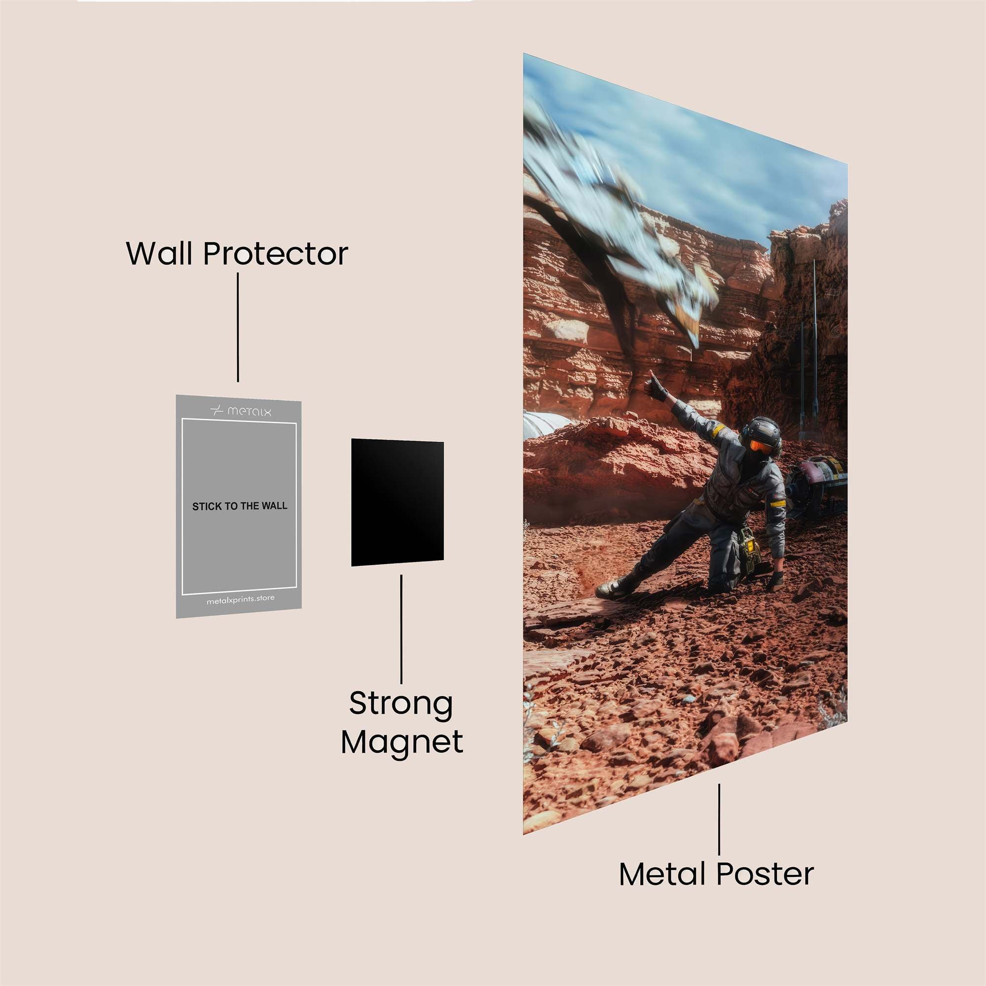 Canyon Peril Safe Wall Magnetic / M