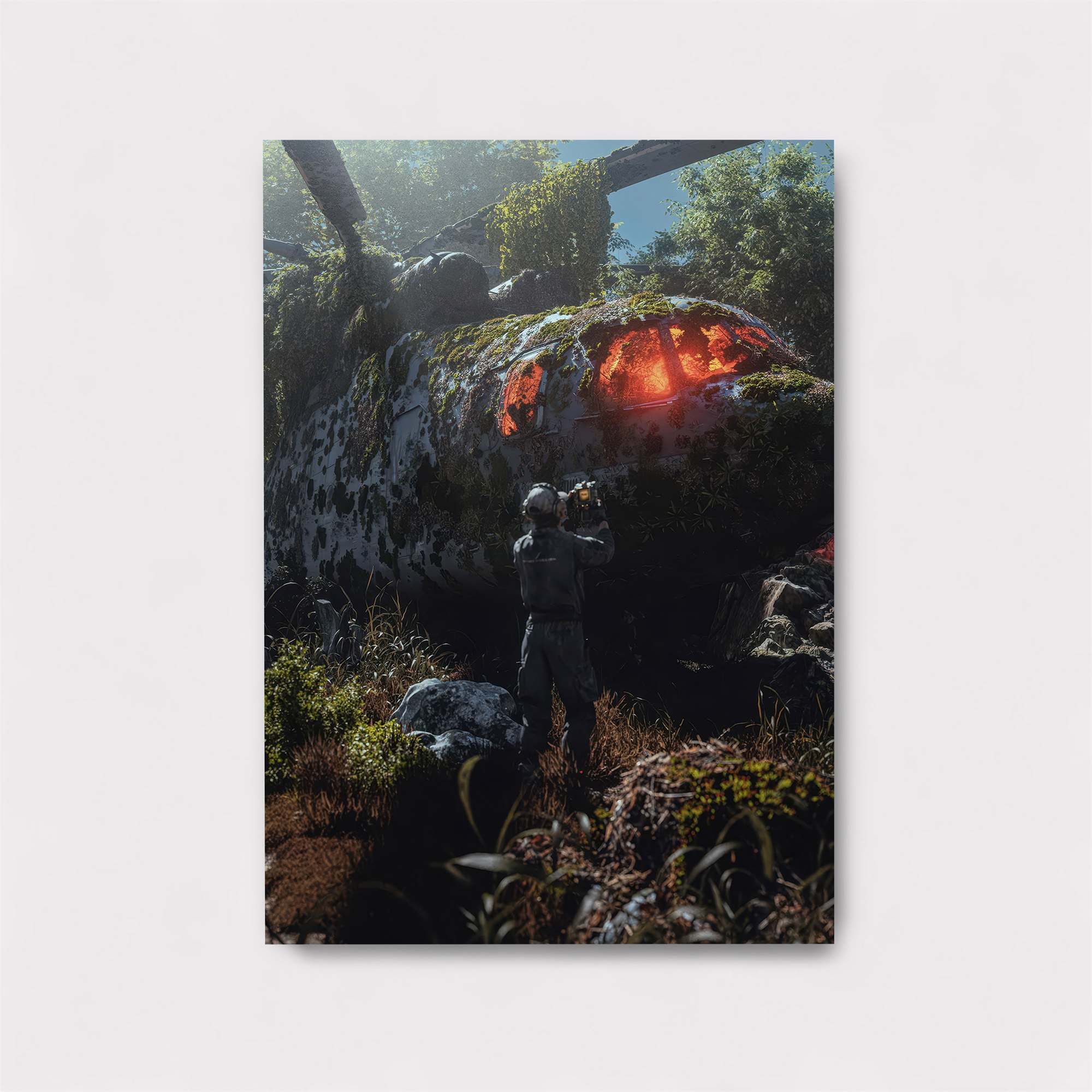 Helicopter Haunt Safe Wall Magnetic / M