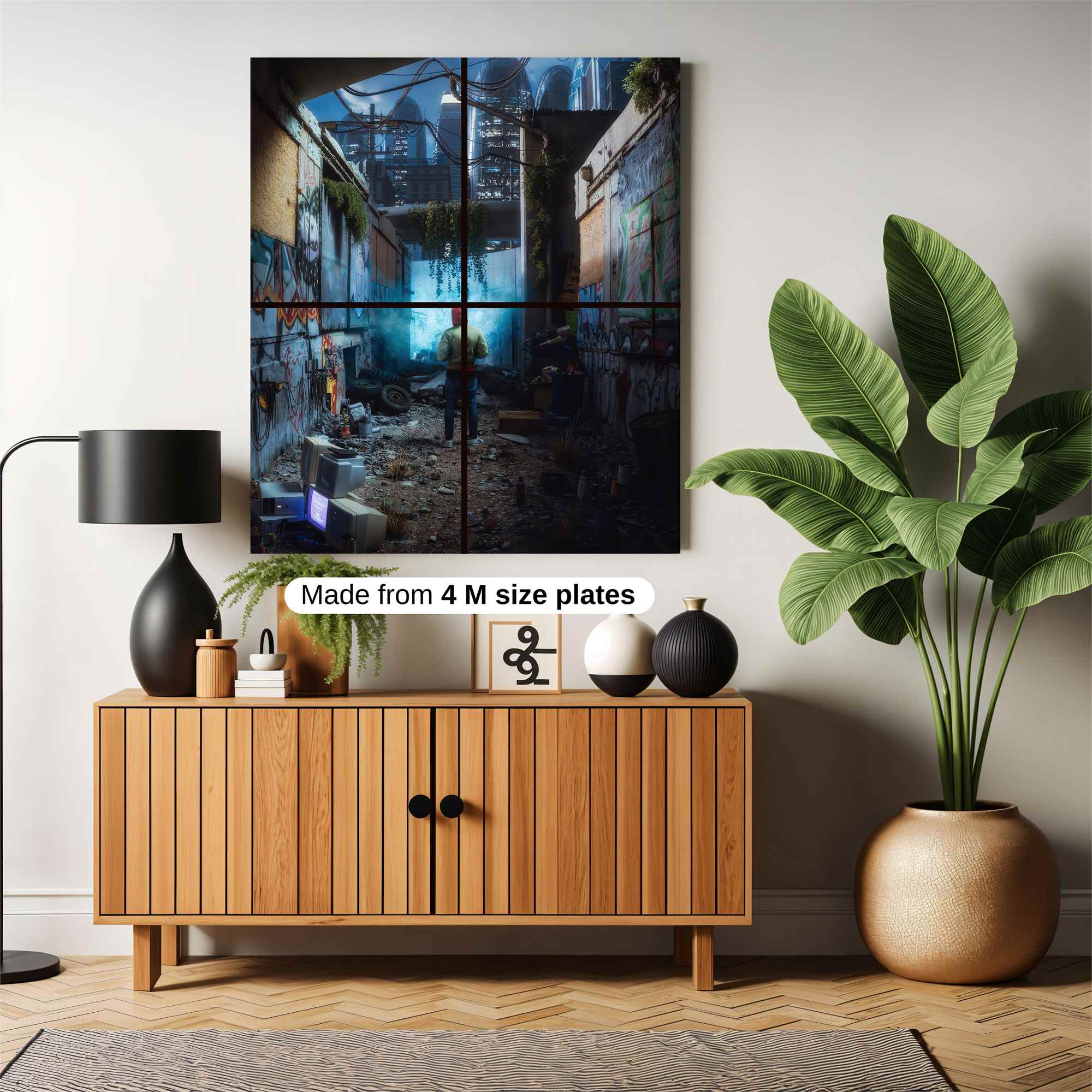 Neon Desolation Safe Wall Magnetic / M