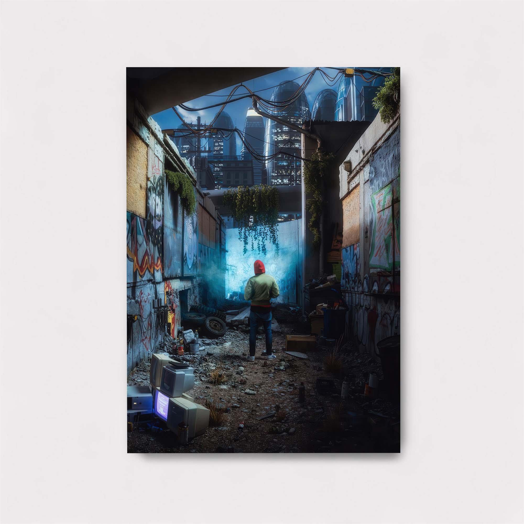 Neon Desolation Safe Wall Magnetic / M