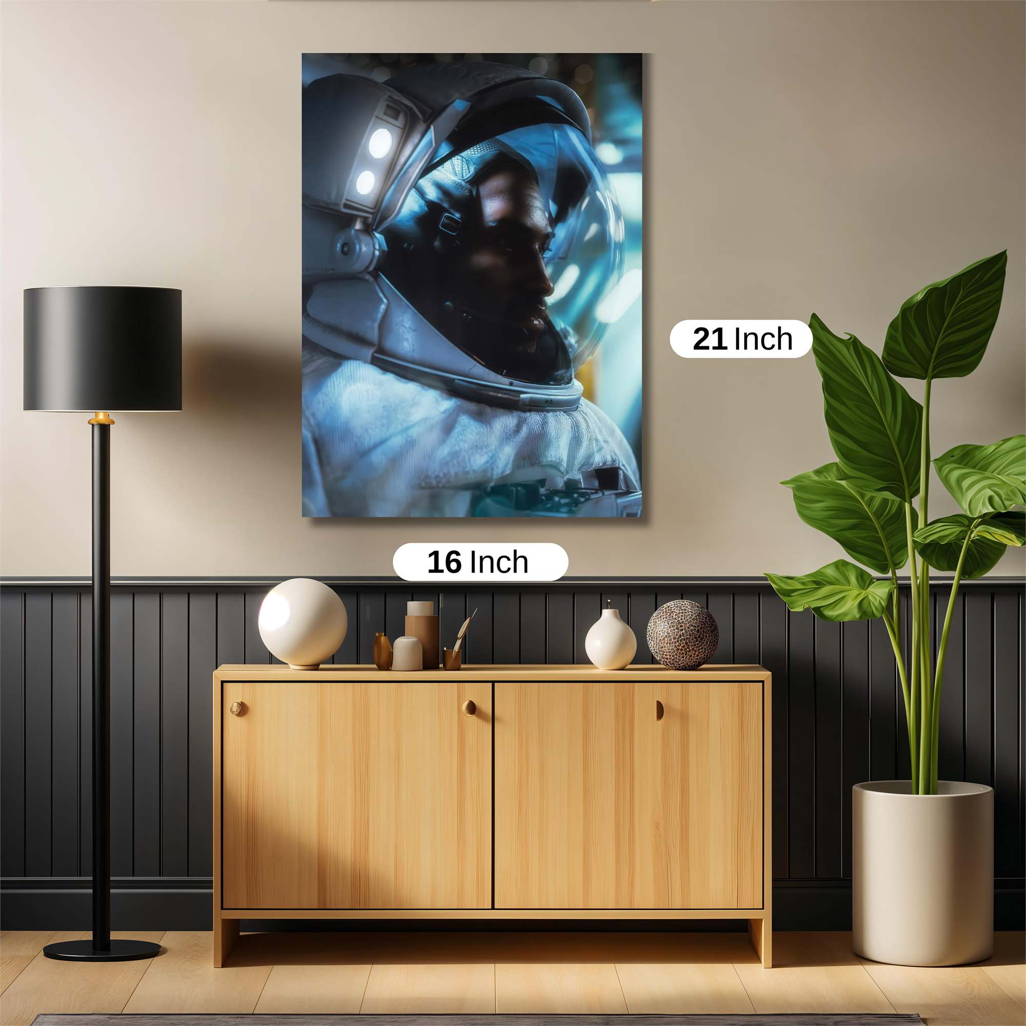 Astronaut Serene Safe Wall Magnetic / M