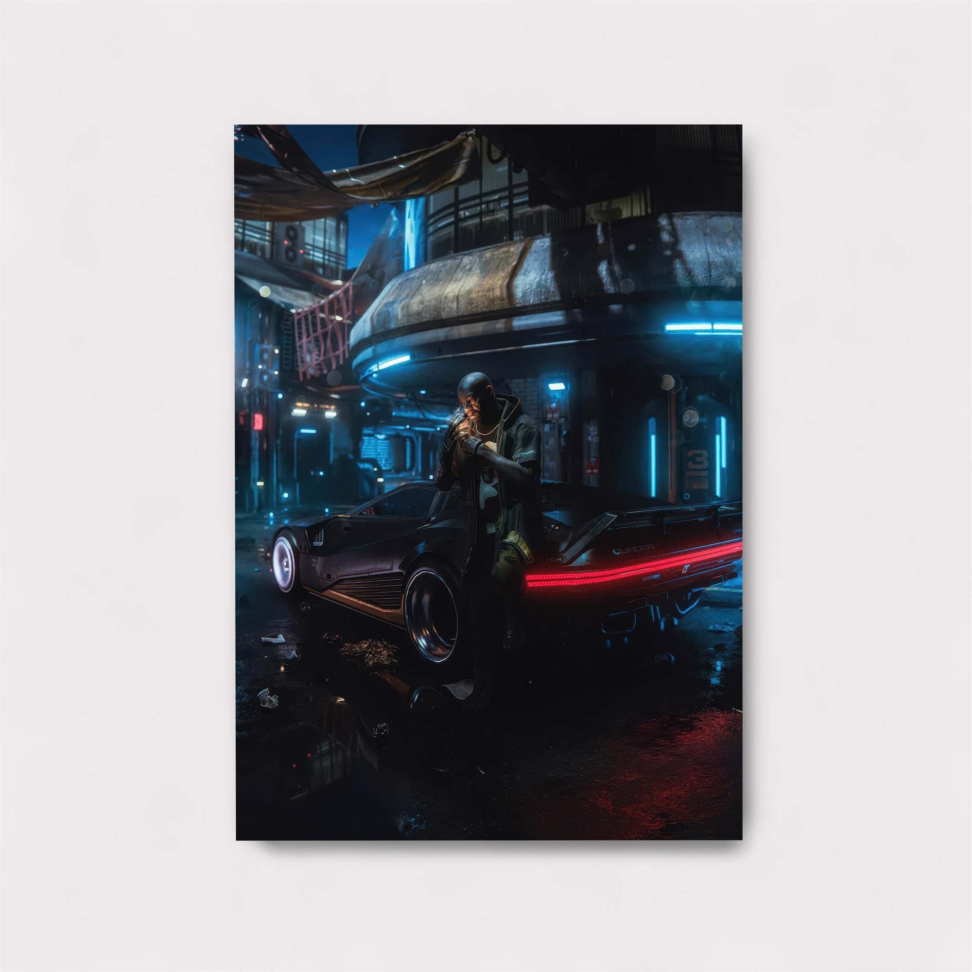 Cyberpunk Solitude Safe Wall Magnetic / M